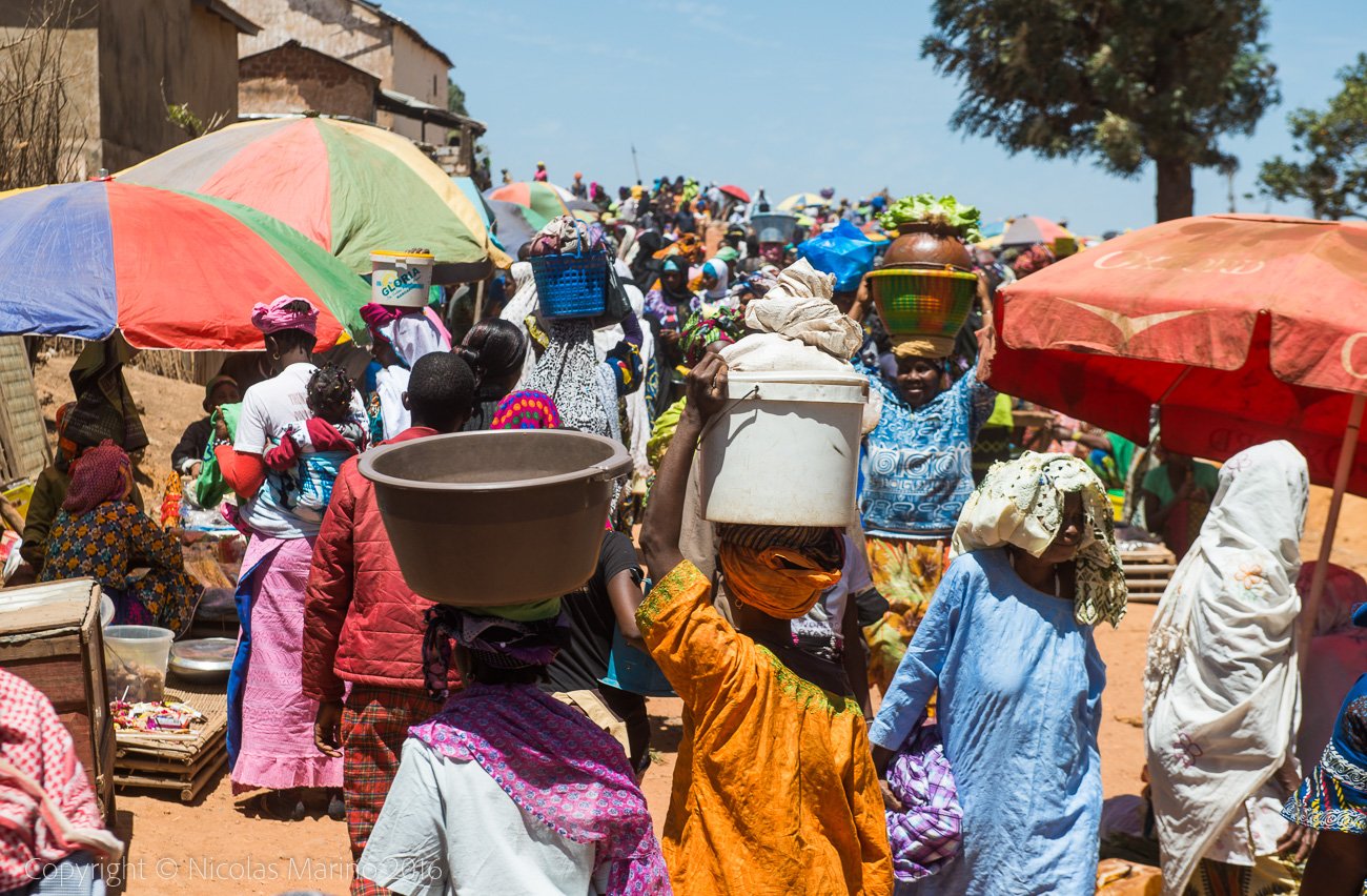  Sunday market in Mali Ville. Guinea 