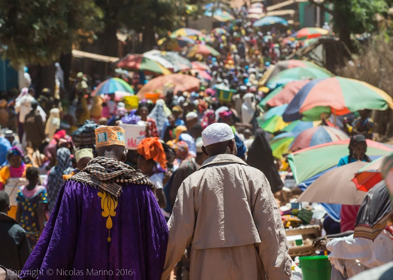  Sunday market in Mali Ville. Guinea 