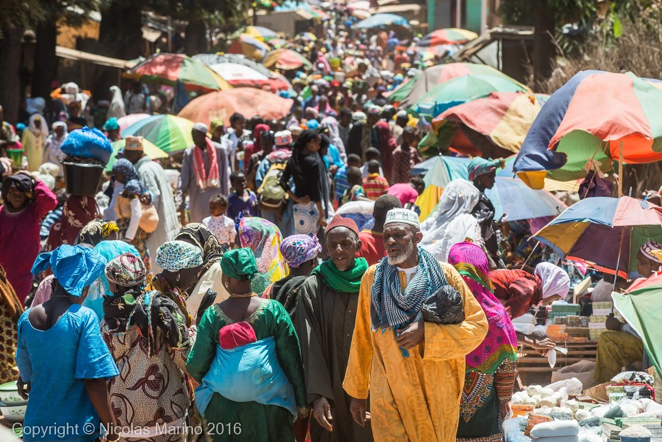  Sunday market in Mali Ville. Guinea 