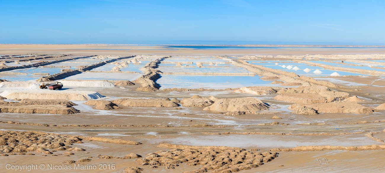 Salt pan in southern Morocco 