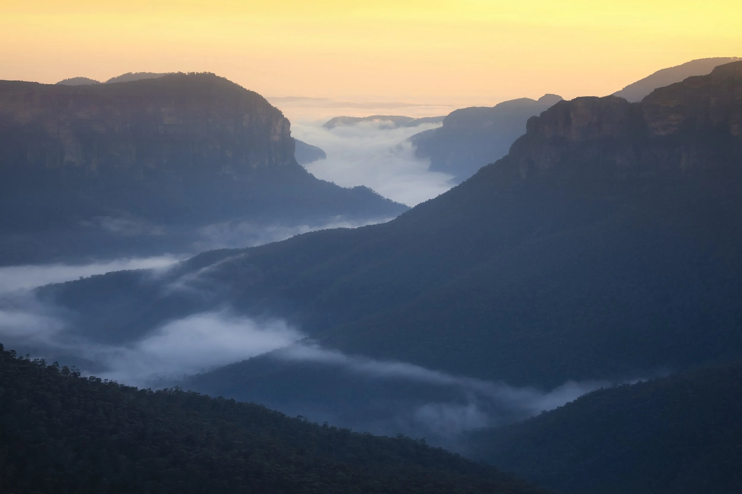 Govetts Leap in the Blue Mountains, Australia