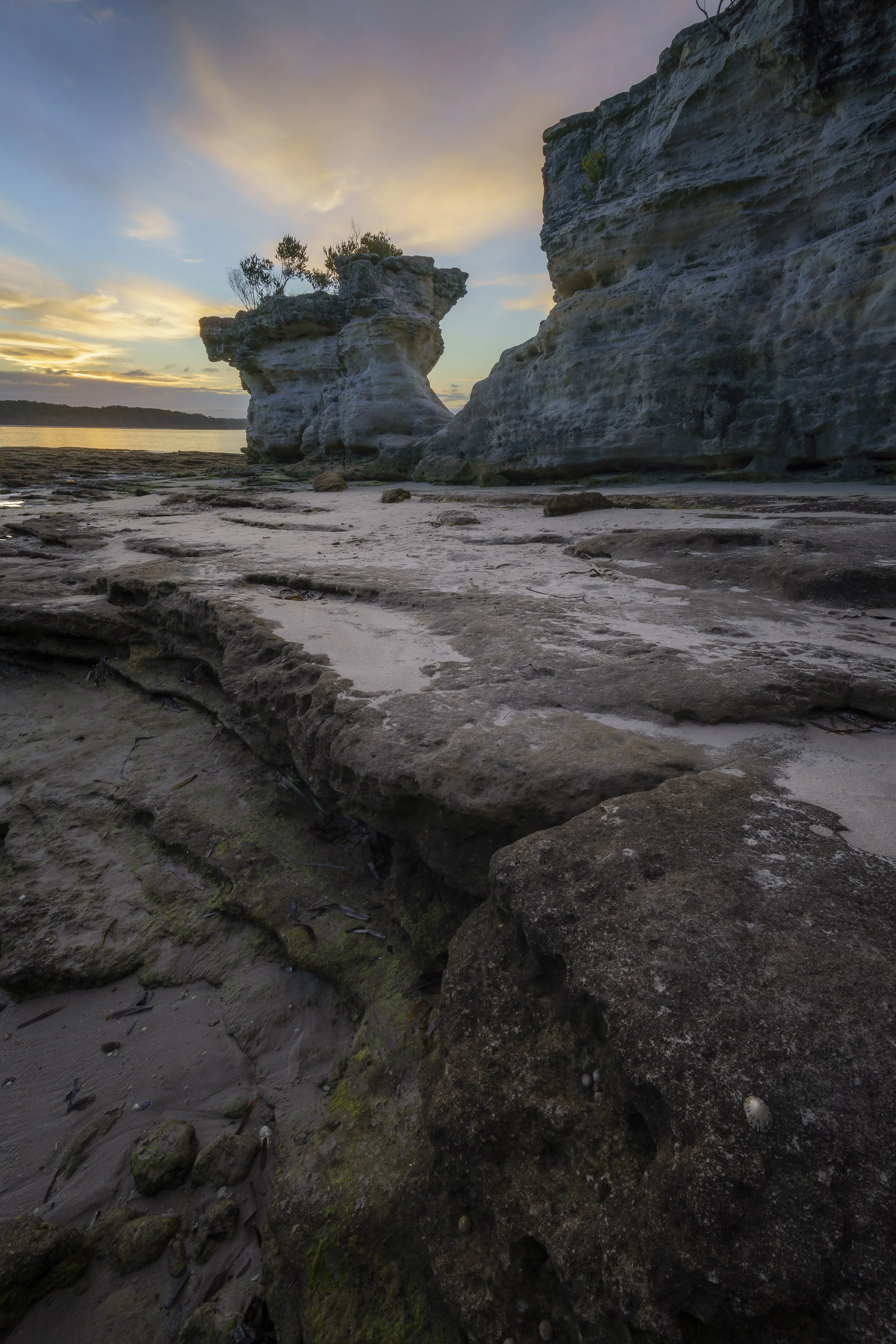 Sunset at Hole in the Wall, Jervis Bay, New South Wales