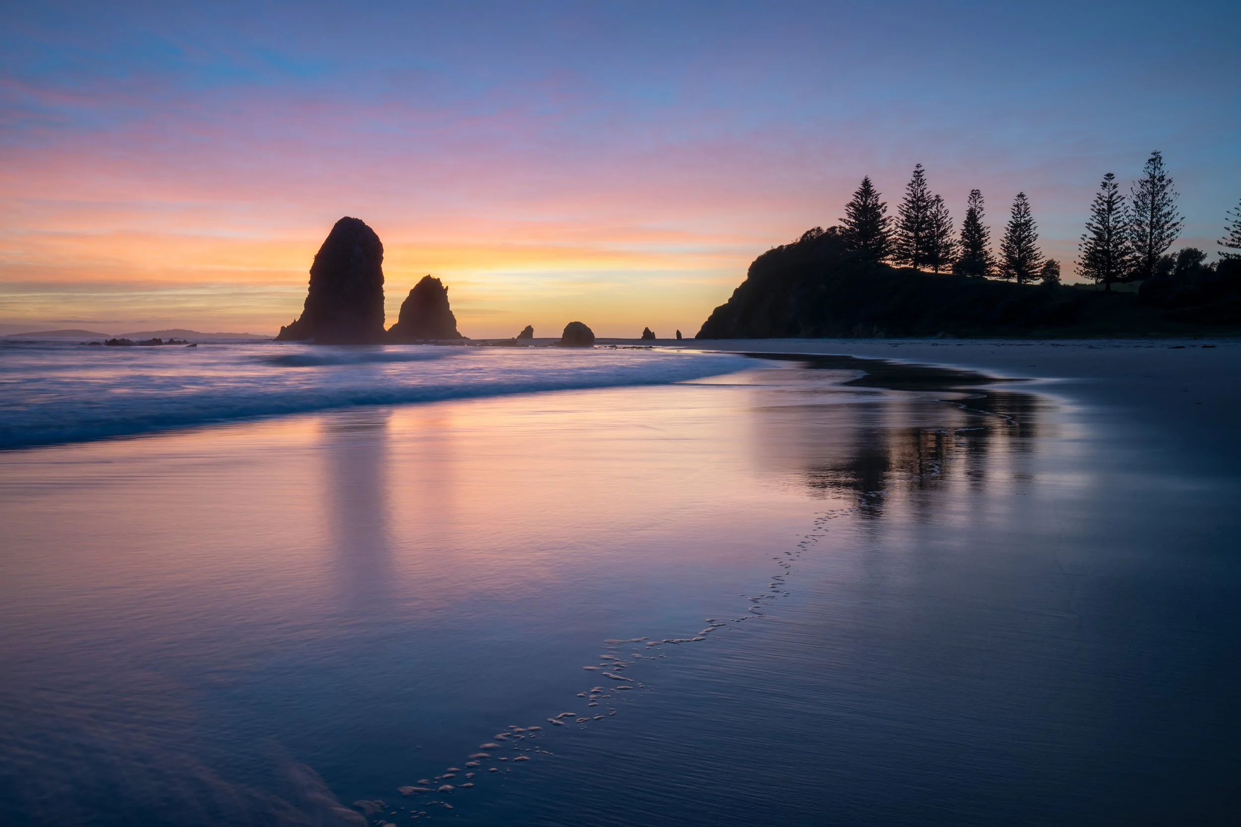 Sunrise over Glasshouse Rocks, New South Wales