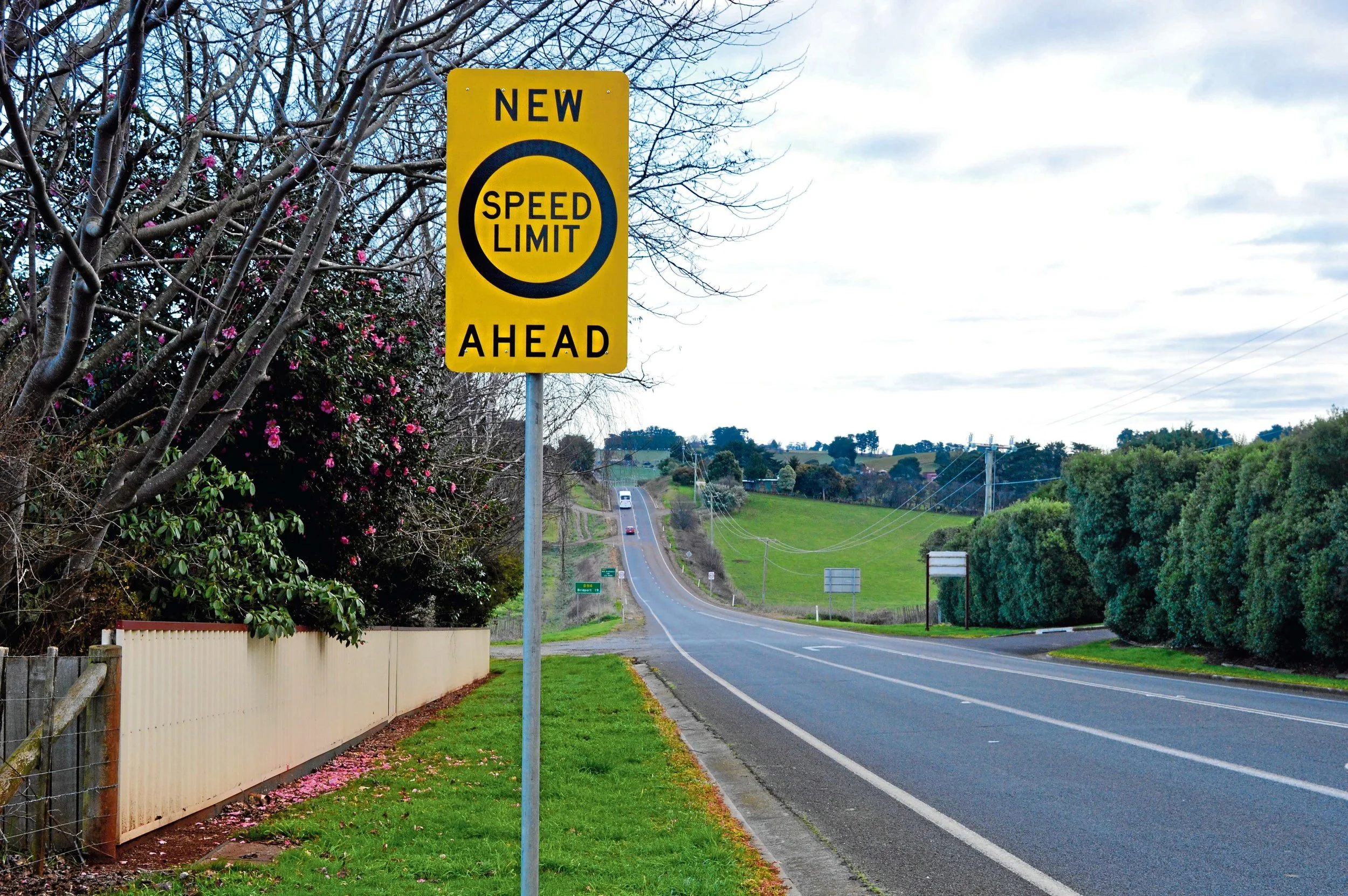 • The 60km/h area near the Ellesmere Cemetery has been extended as part of speed limit changes throughout Dorset.