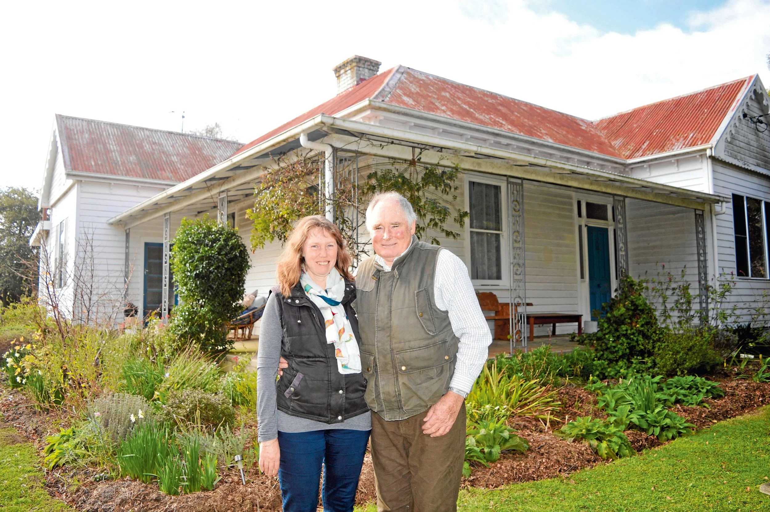 • Belinda Somerville-Hall and Robert Hall at Fairbank, which was formerly the Springfield hospital.