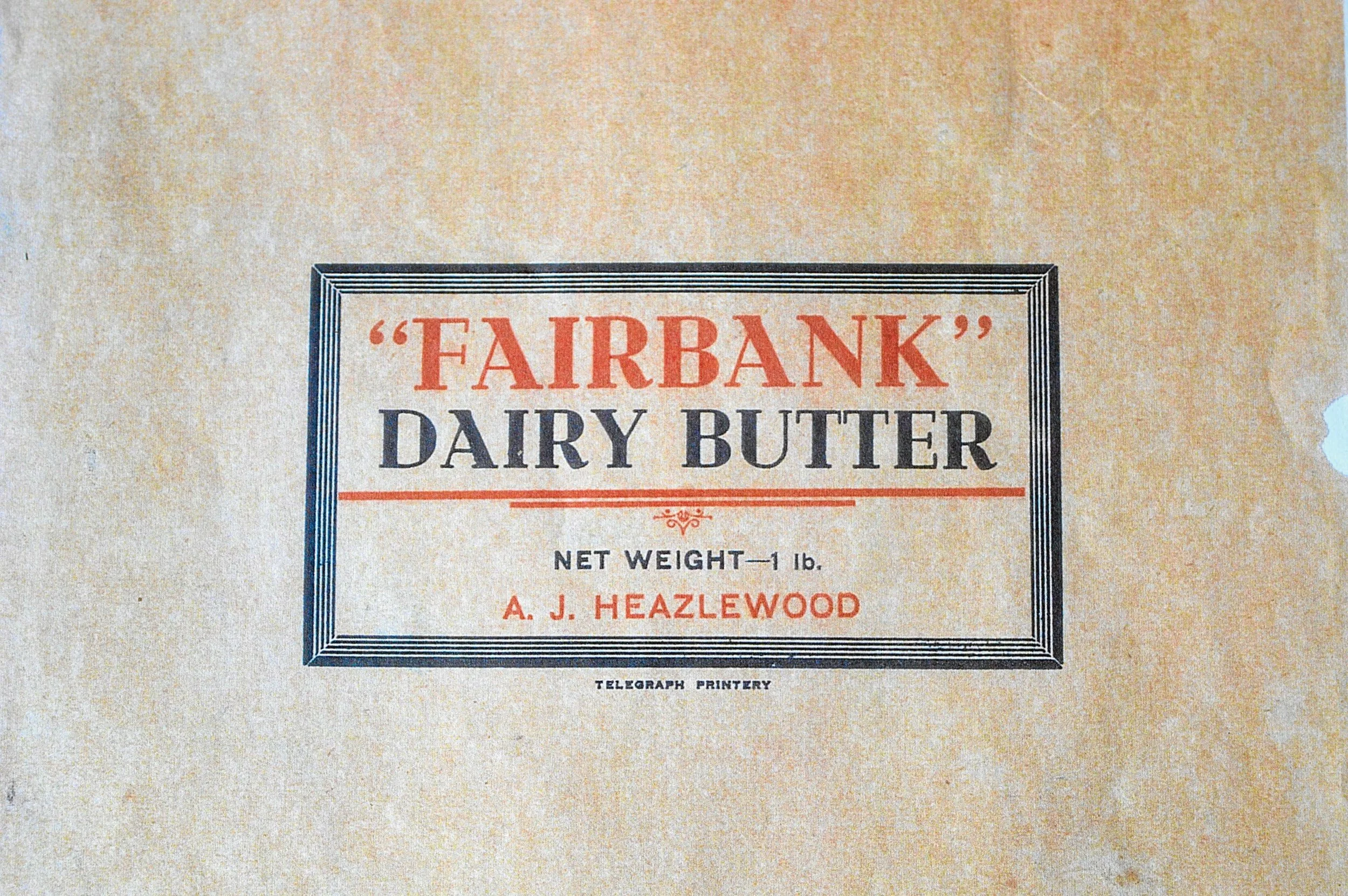 • The Heazlewoods made butter referred to as ‘Fairbank’, which has become the Springfield property’s namesake.
