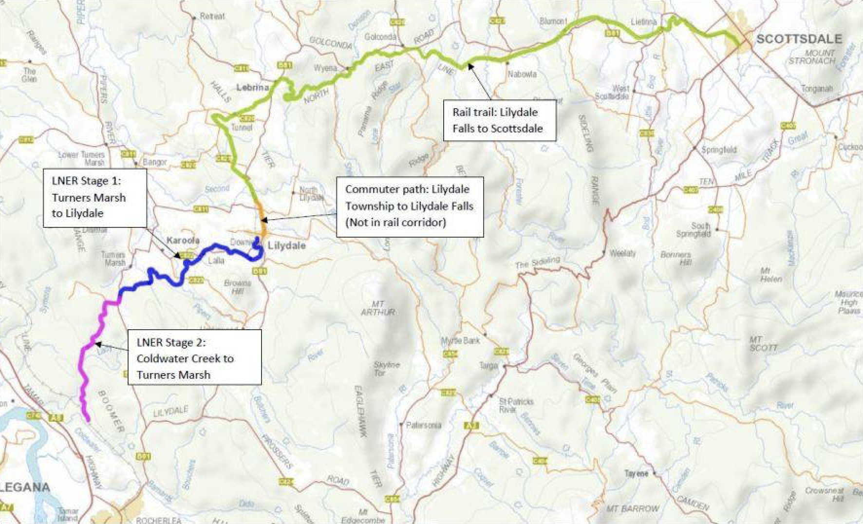 • The Government’s proposed allocation of the North-East rail corridor.