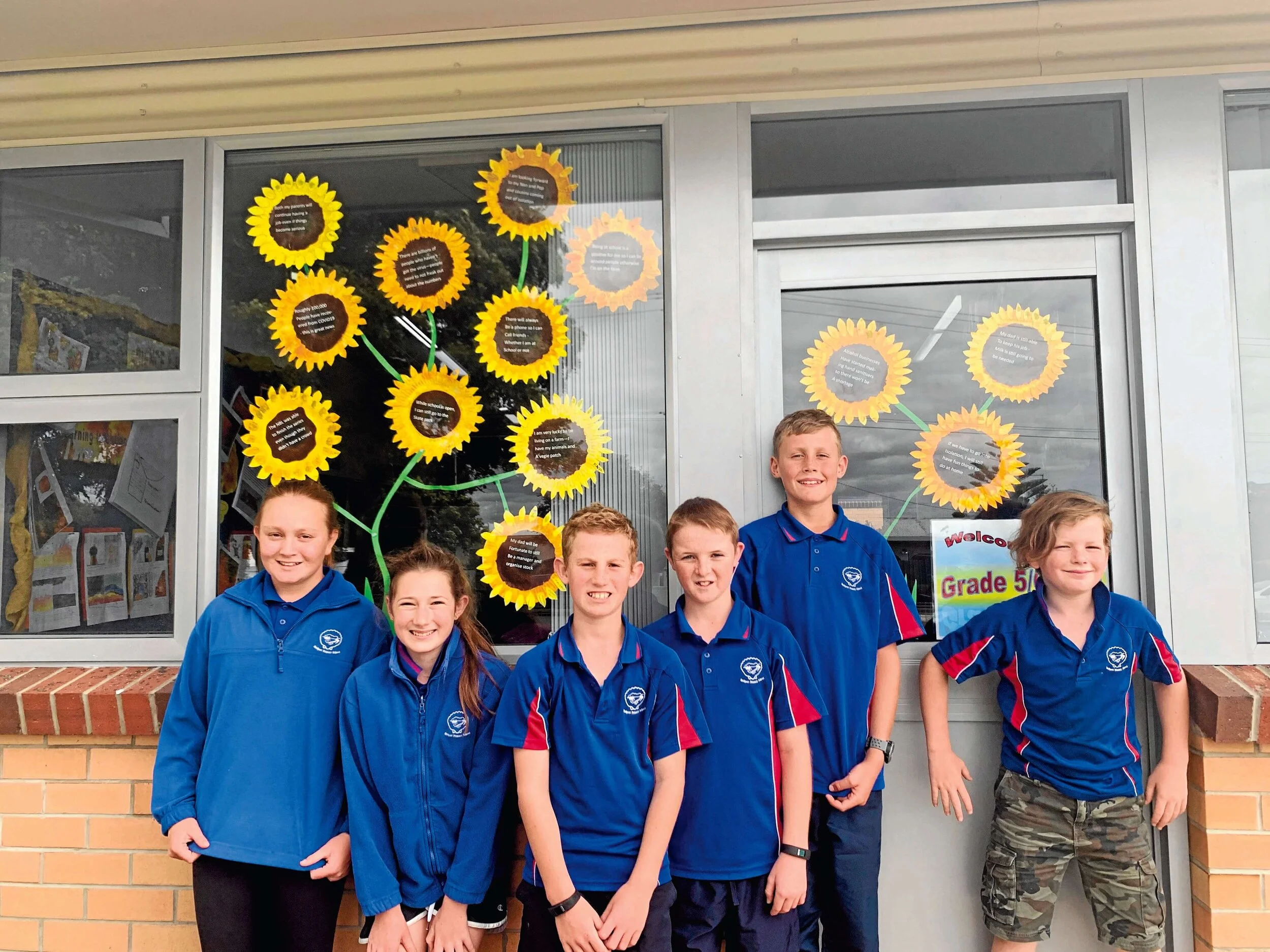 Students’ letters brighten the day