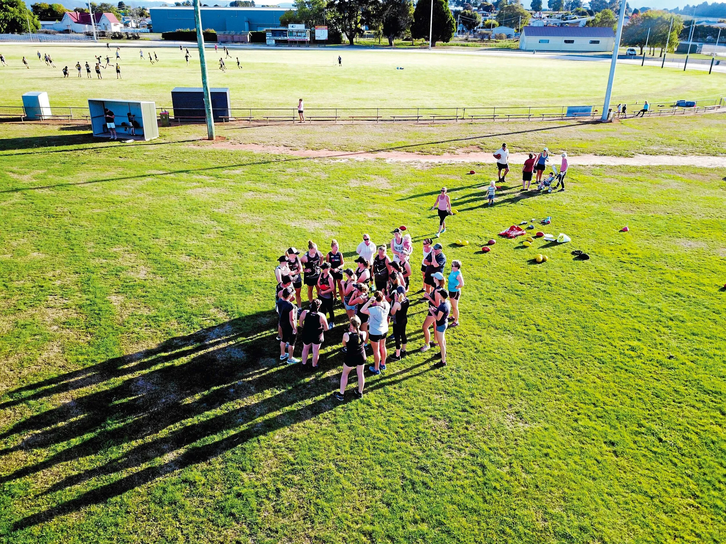 Footy training to start with limits