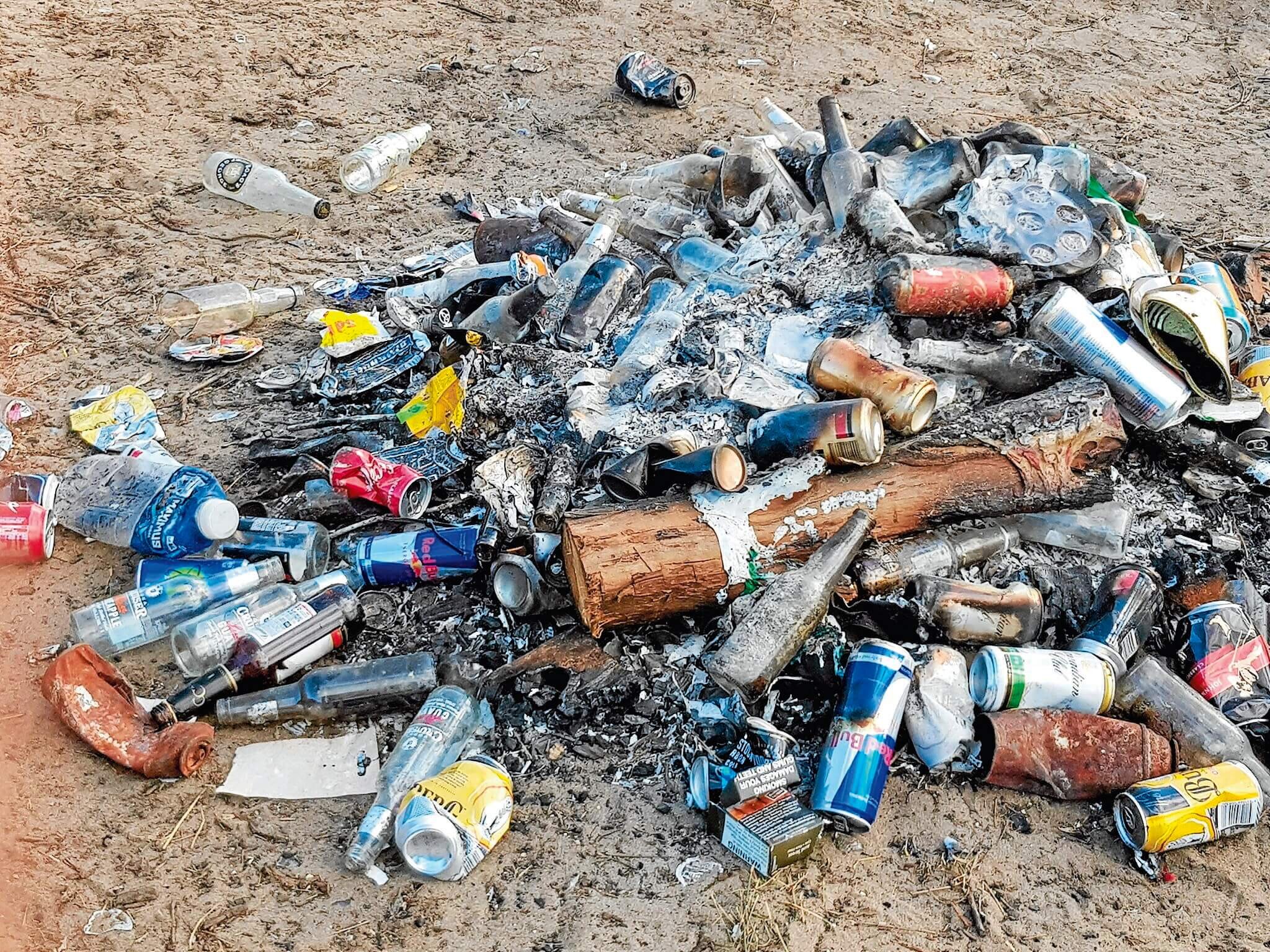 Dunes campsites trashed
