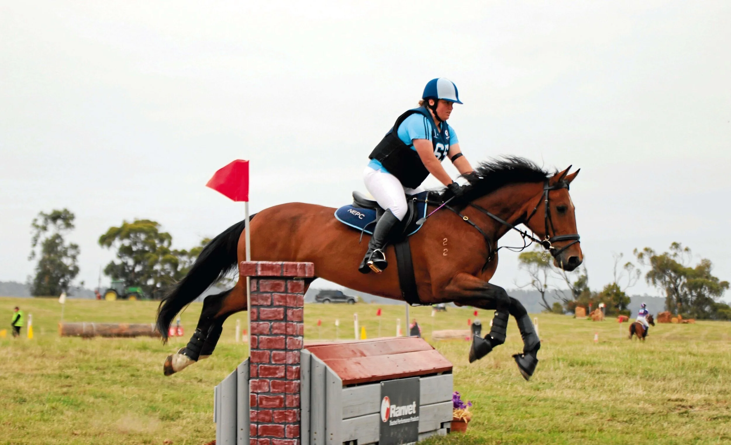 Gemma jumps from pony club