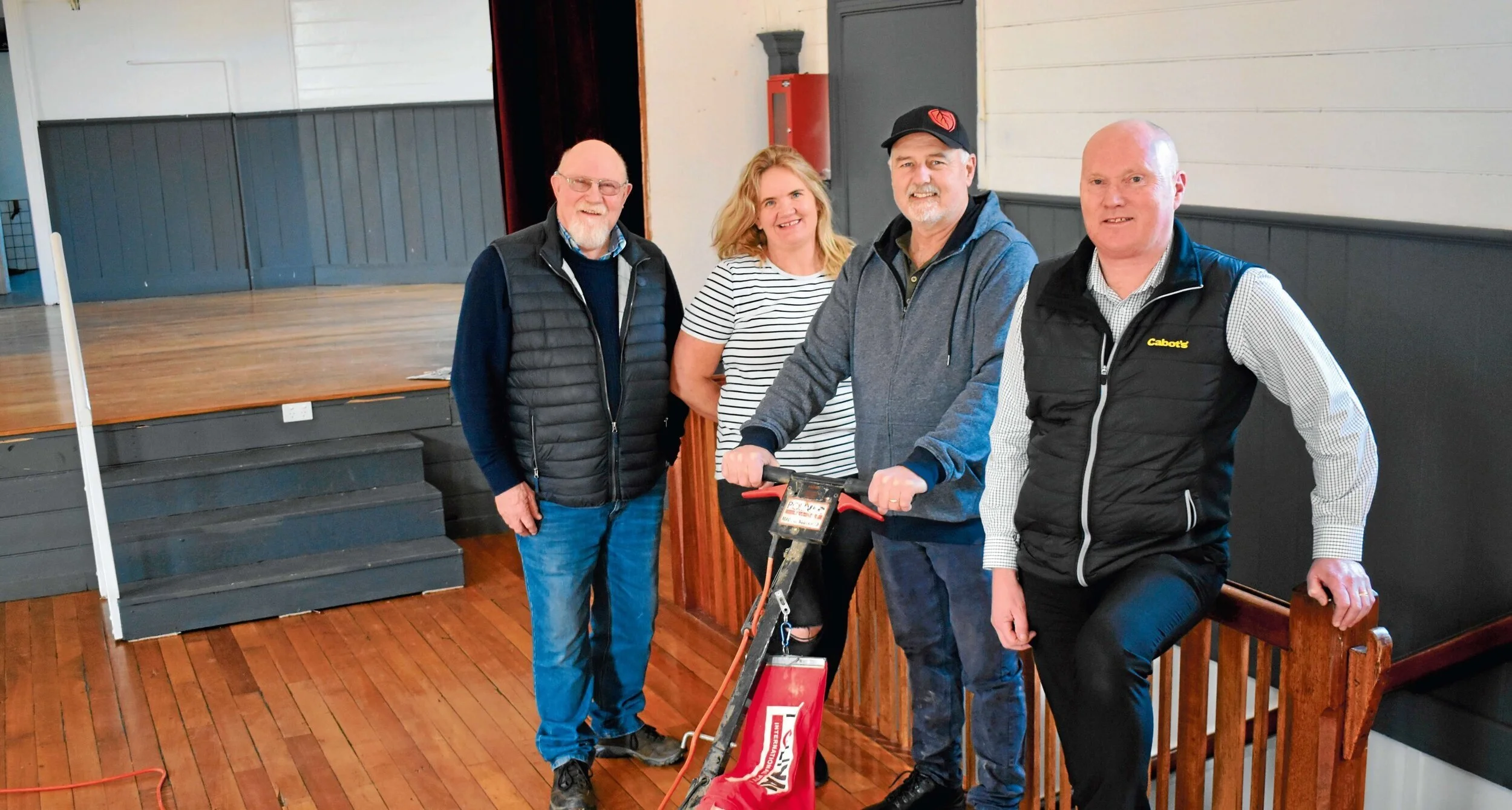 Hall floor set to gleam anew