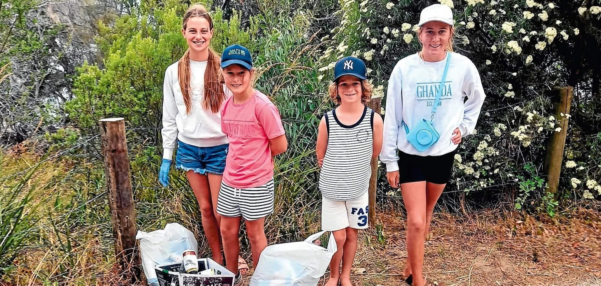 Waste warrior tidies foreshore