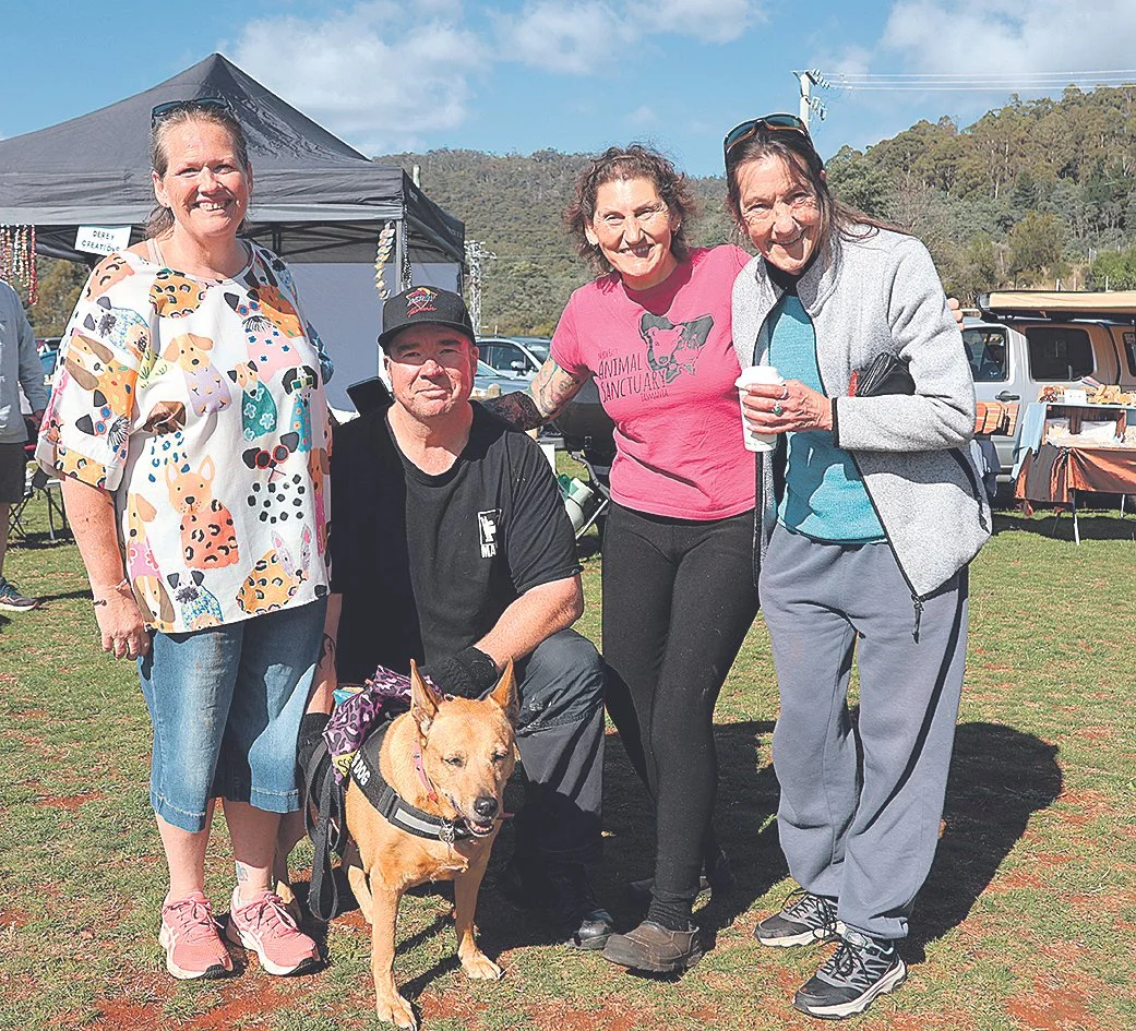 Julie and Ian Farley with Michelle Jesson from the North East Animal Sanctuary and Gayle Scott from the Derby Community Development Association.jpg