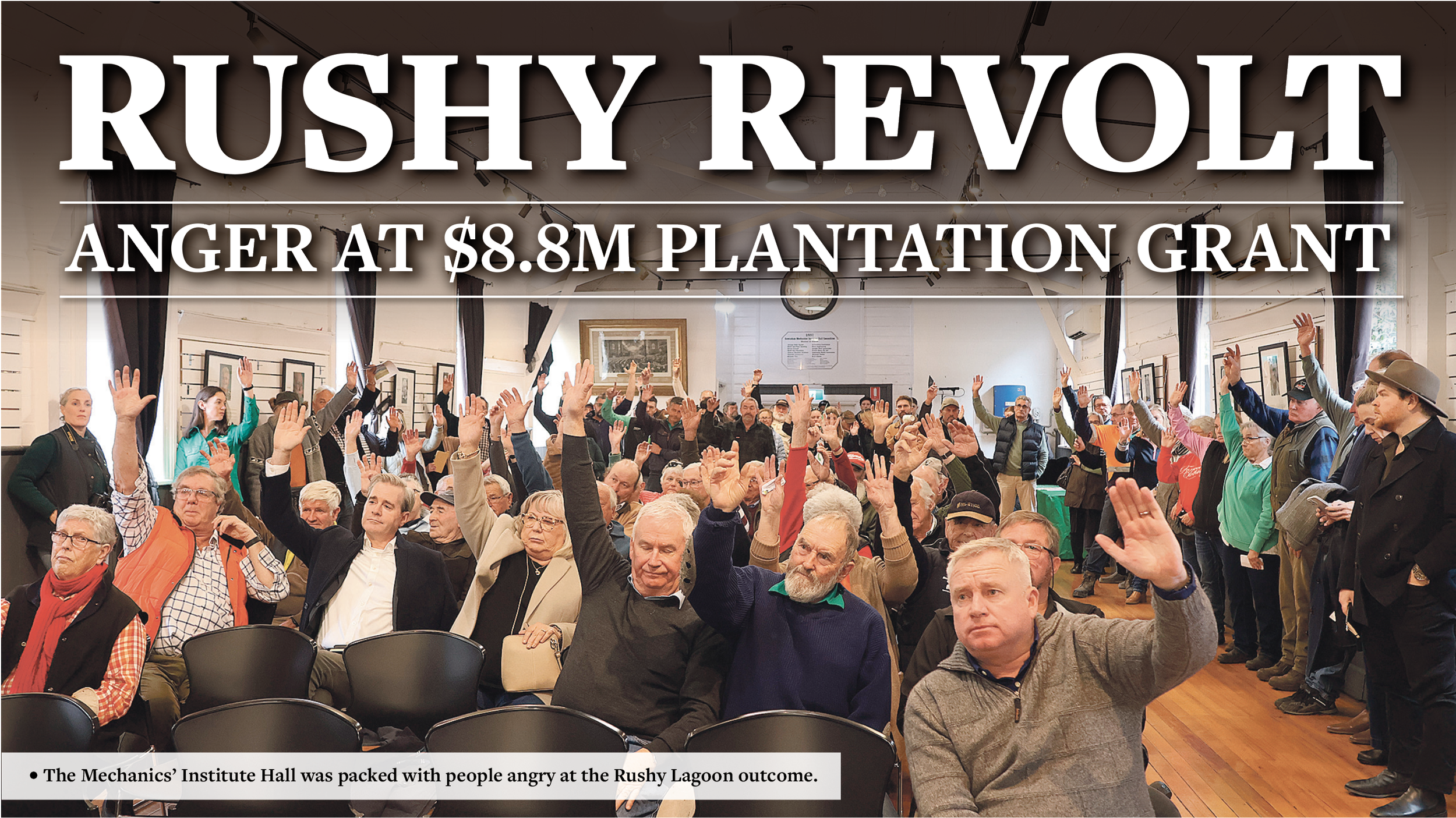 Rushy Revolt - Anger at $8.8m plantation grant