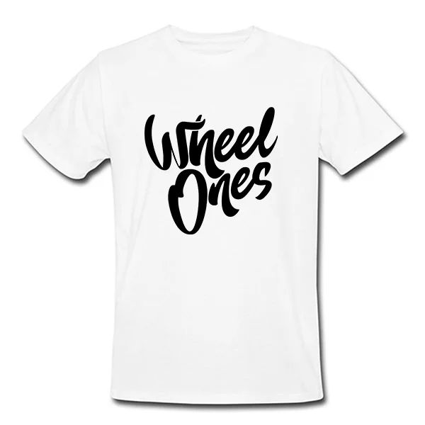 Wheel Ones " Original " White/Black Tee