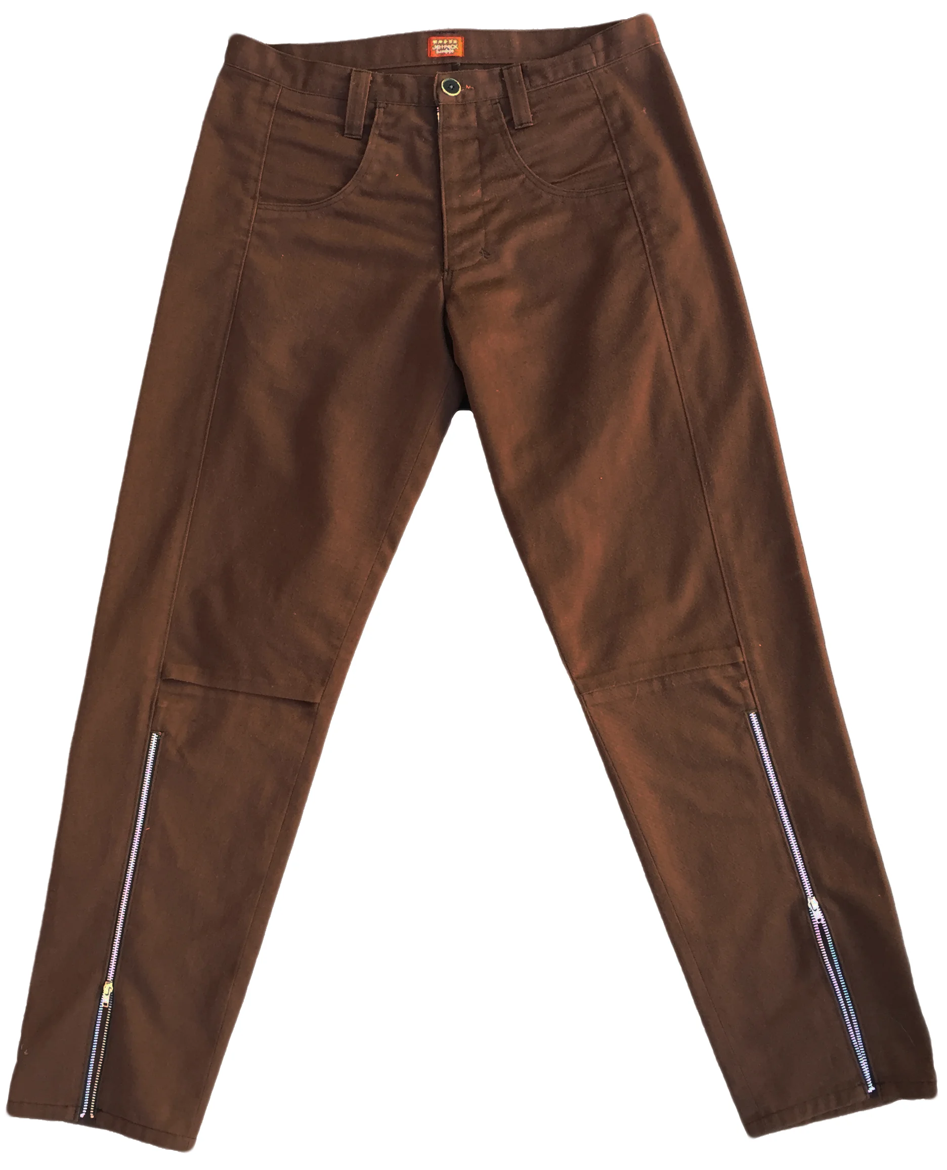 Brown Shifted Seam Zip Trousers_jetpackhomme_SS17.jpg