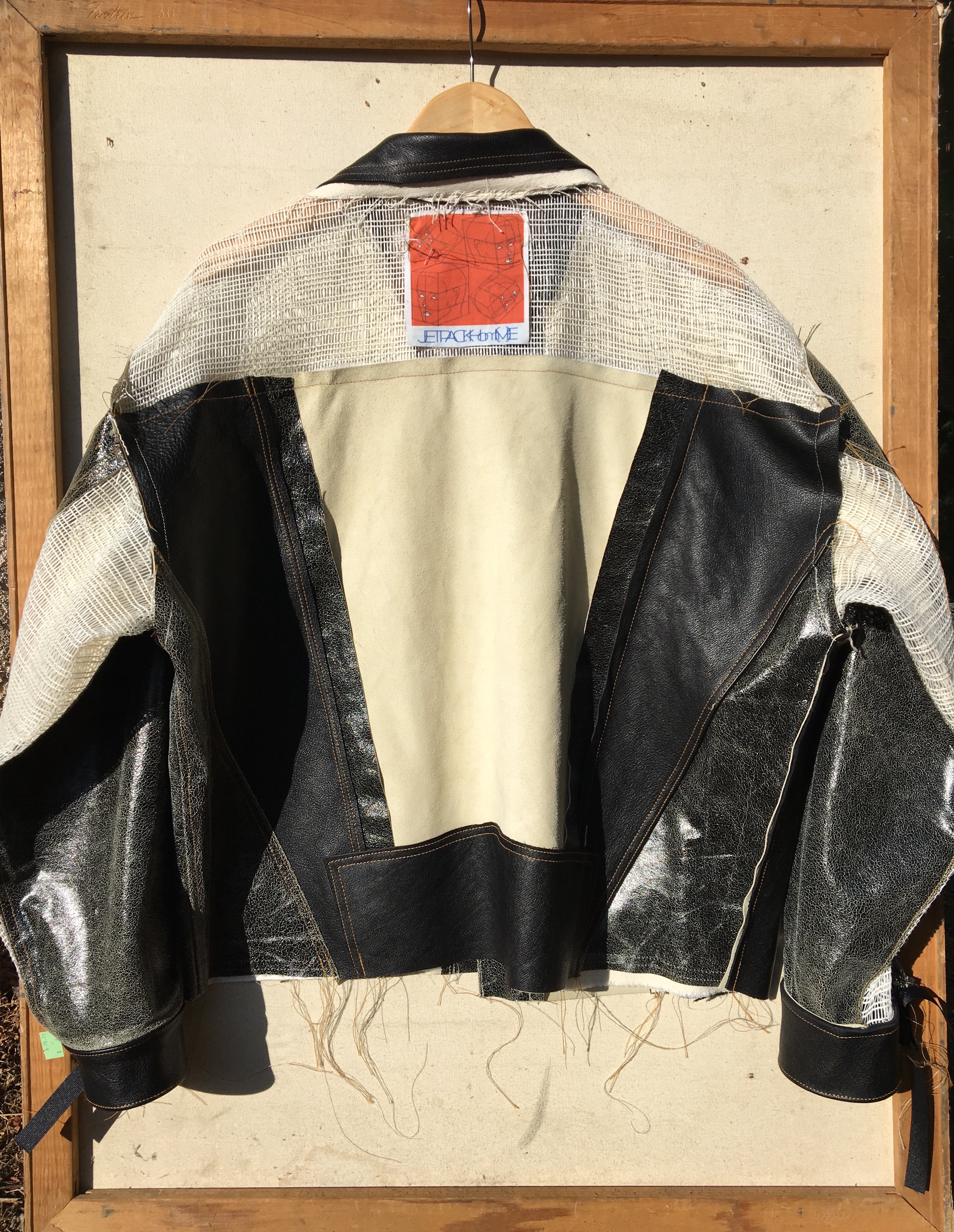 Leather Deconstructed TRUCKER Jacket — JETPACK hom(m)e Leather Deconstructed TRUCKER Jacket — JETPACK hom(m)e