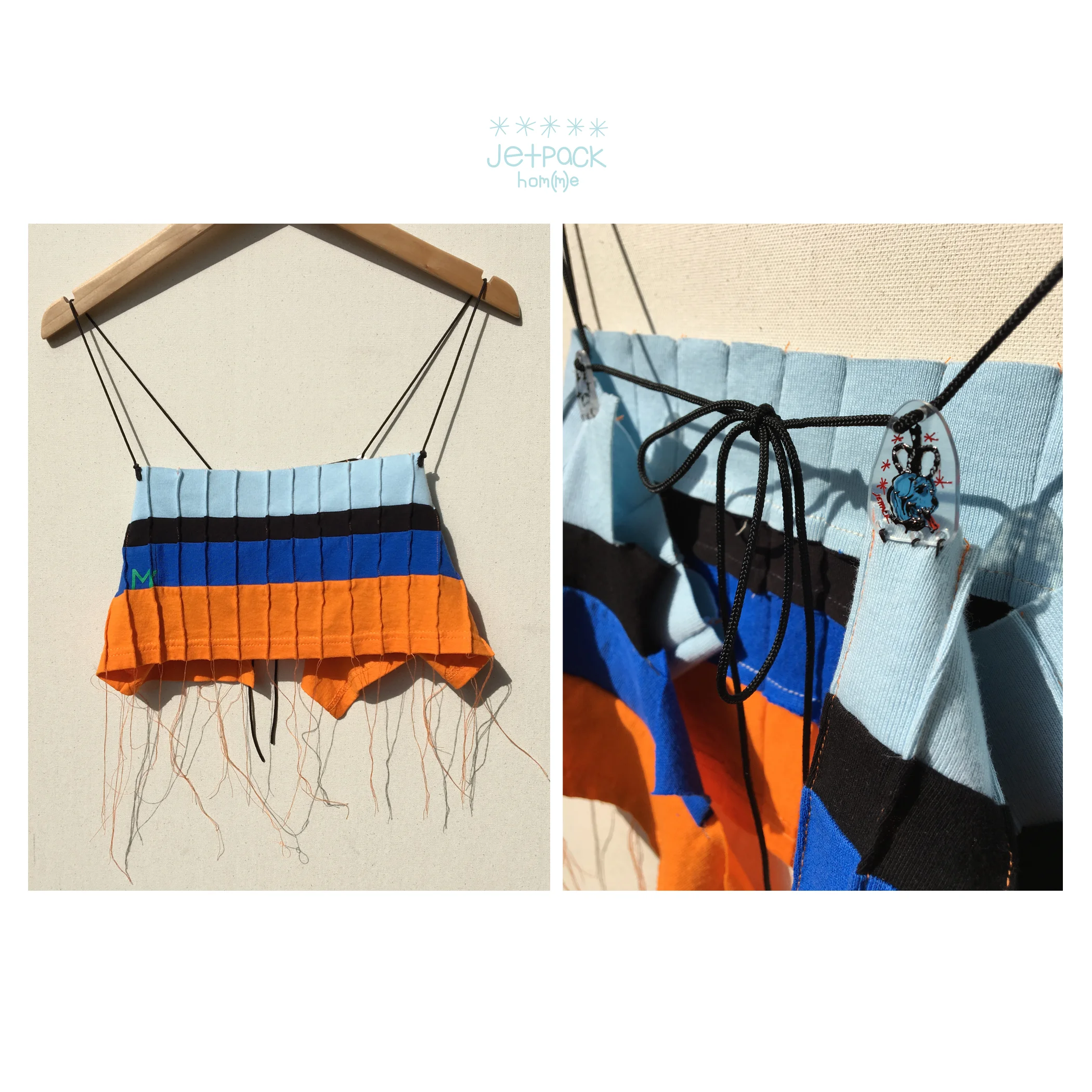 Patchwork Stripe CROP