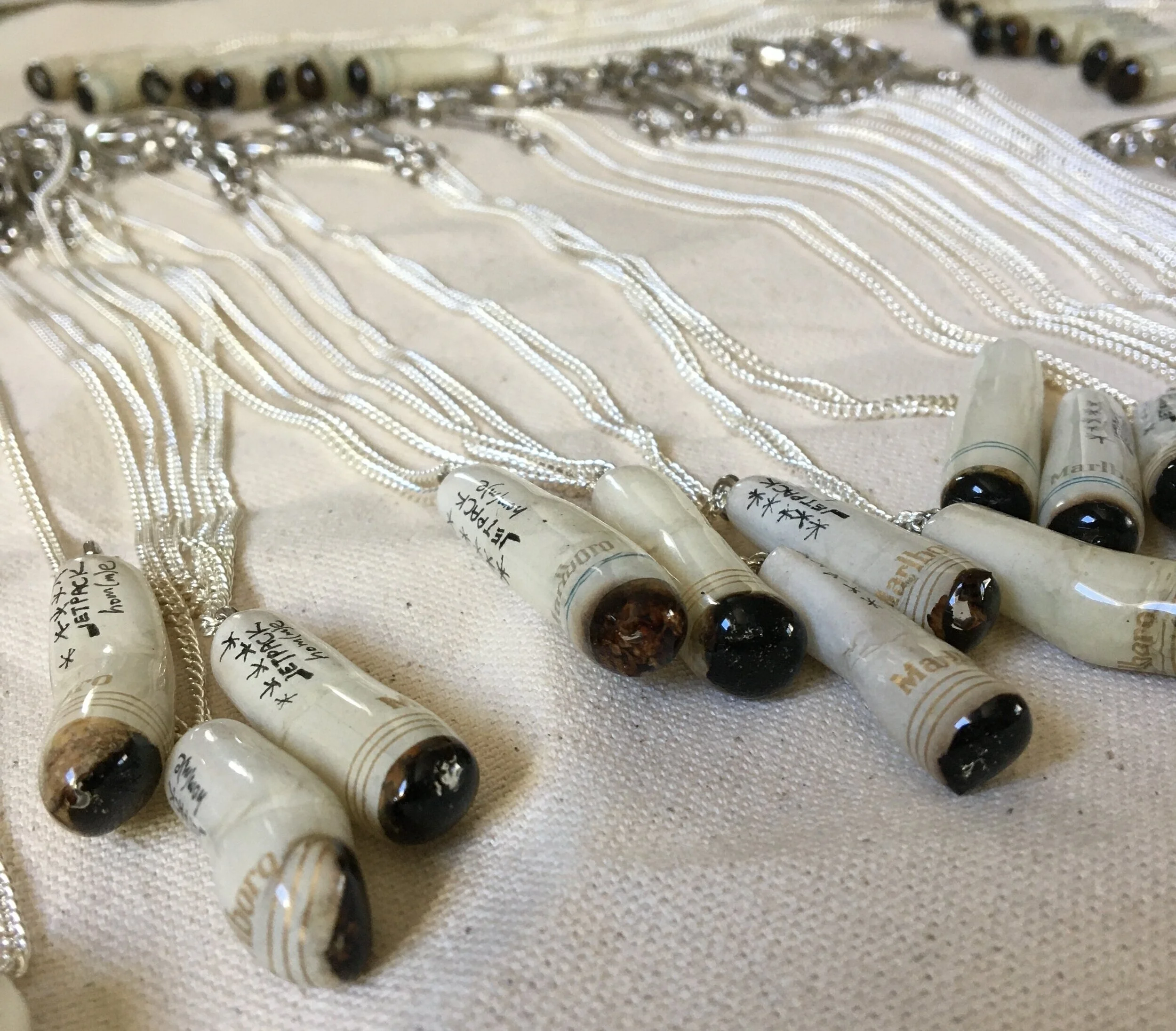 FOUND OBJECT Series: Cigarette BUTT Necklace