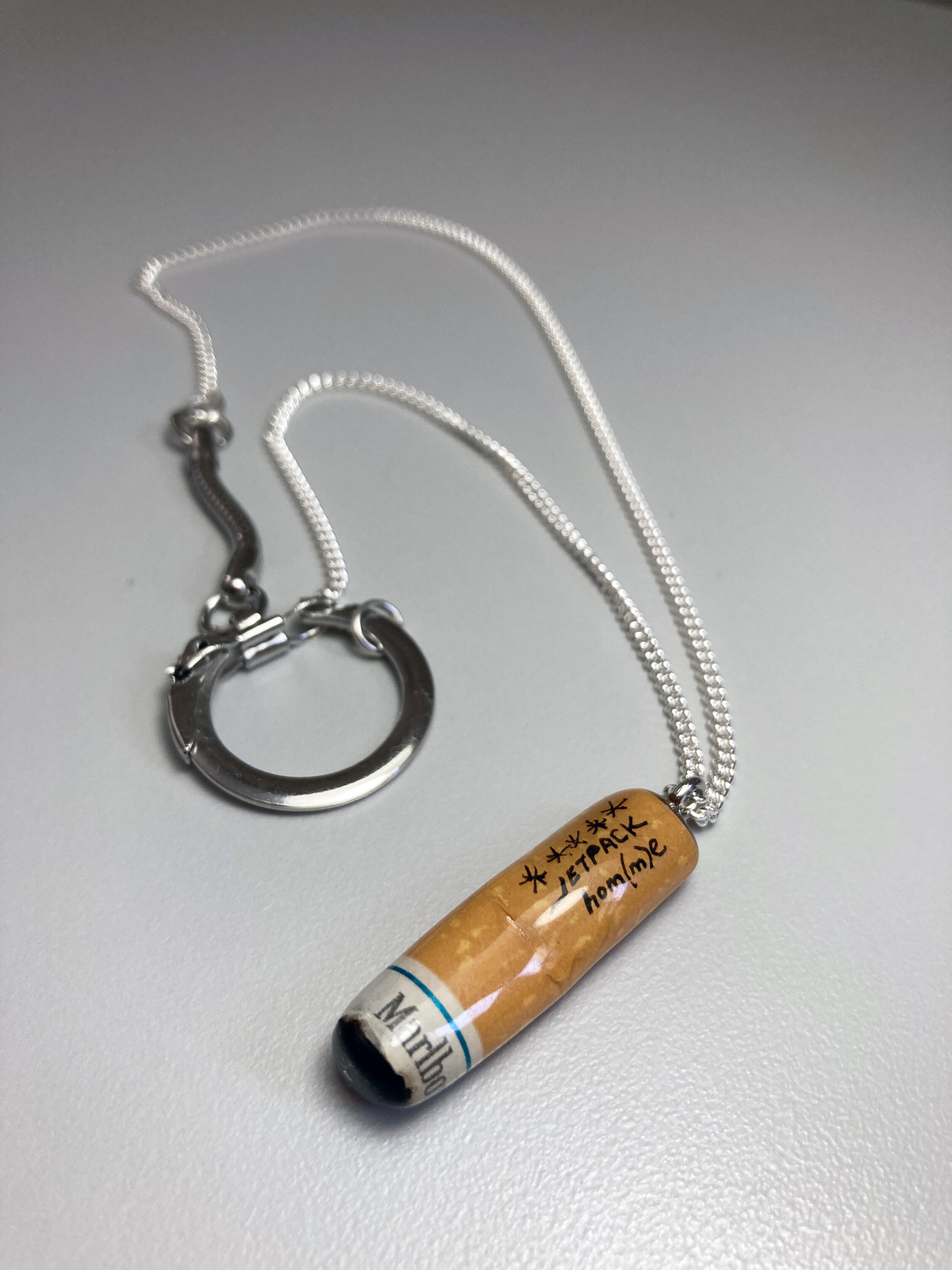 FOUND OBJECT Series: Cigarette BUTT Necklace — JETPACK hom(m)e