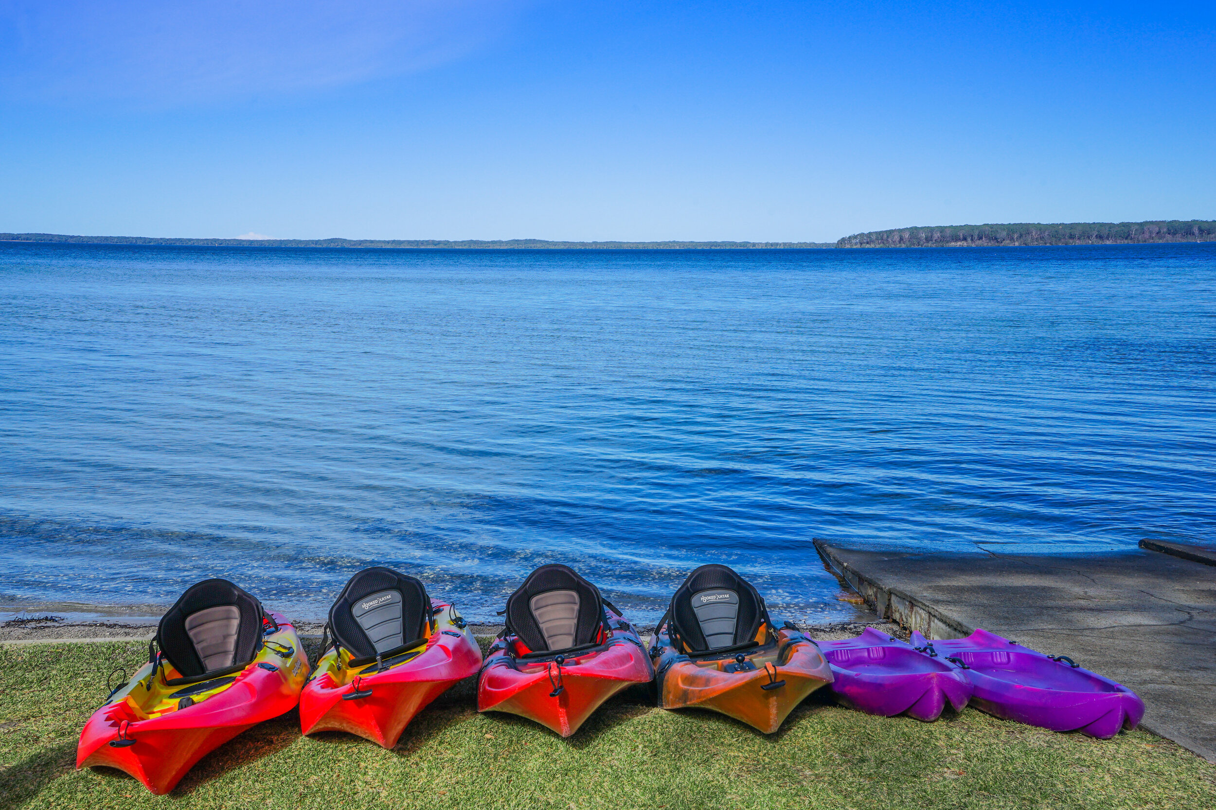 Enjoy use of our range of kayaks - Adrift Retreat