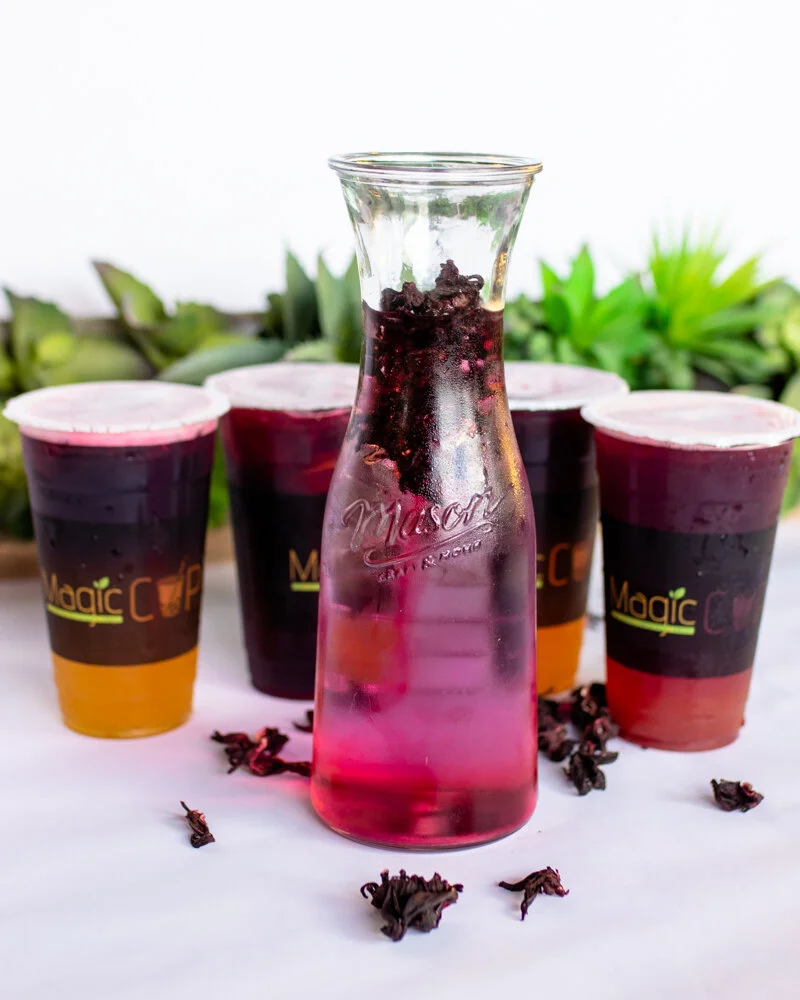 Hibiscus Tea at Magic Cup Houston and Richardson