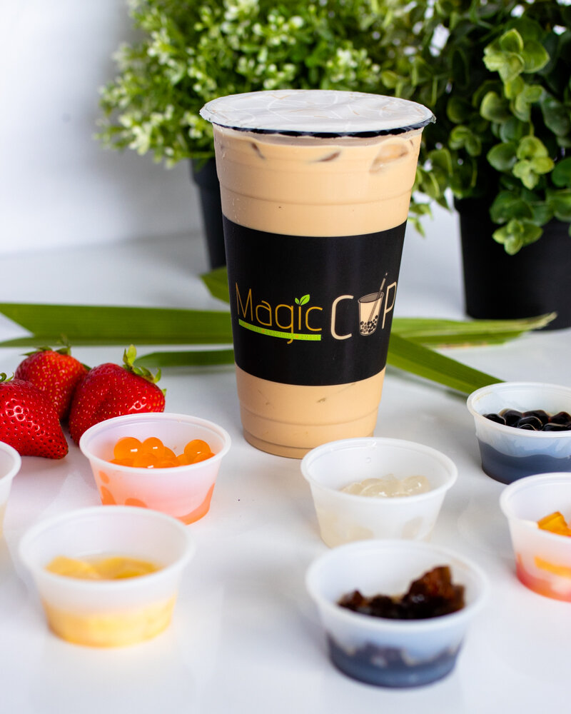 Popular Toppings At Magic Cup — Magic Cup Cafe, Boba Tea, Coffee Shop
