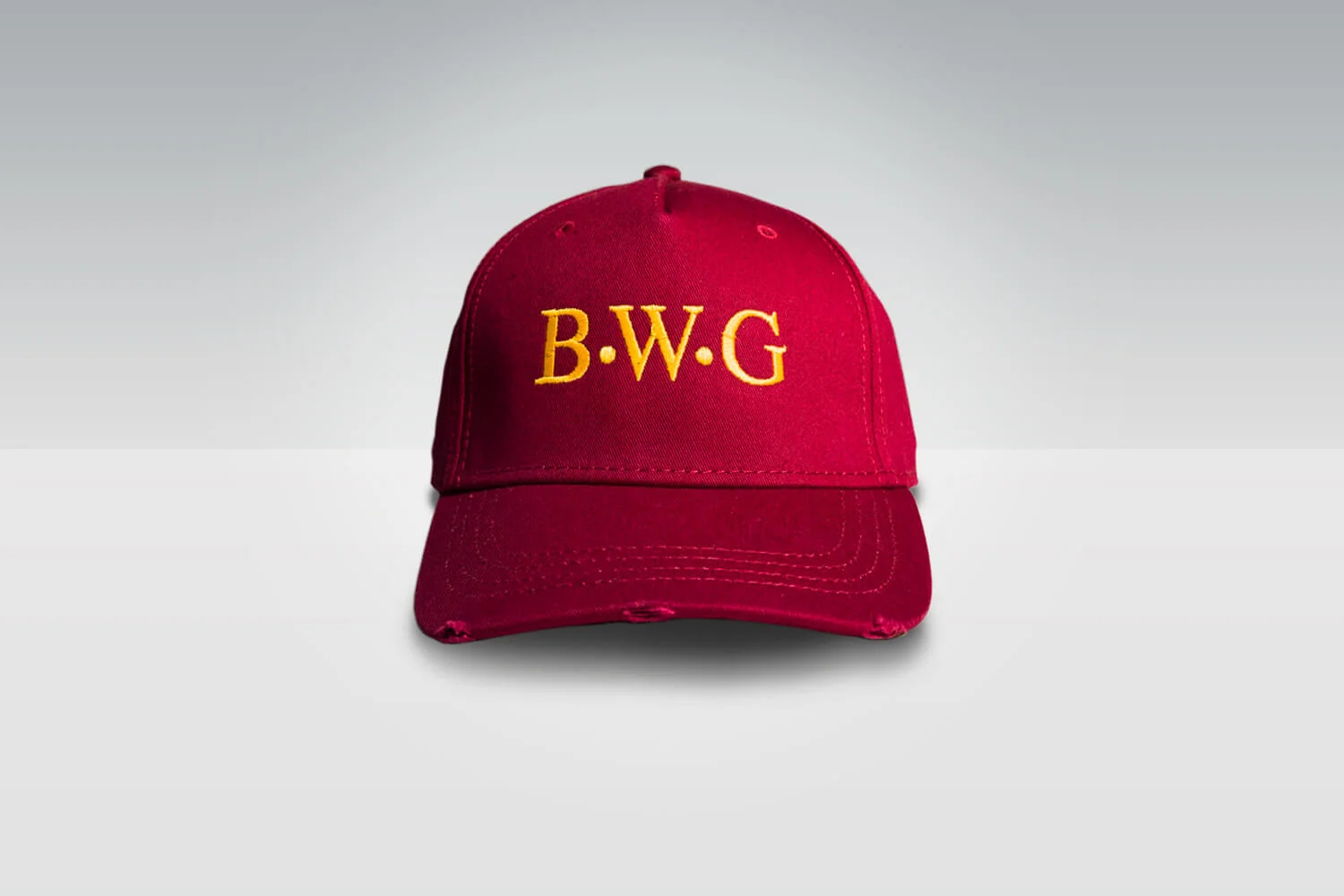 Classic-BWG-Burgundy-Baseball-Cap---Yellow-Logo.jpg
