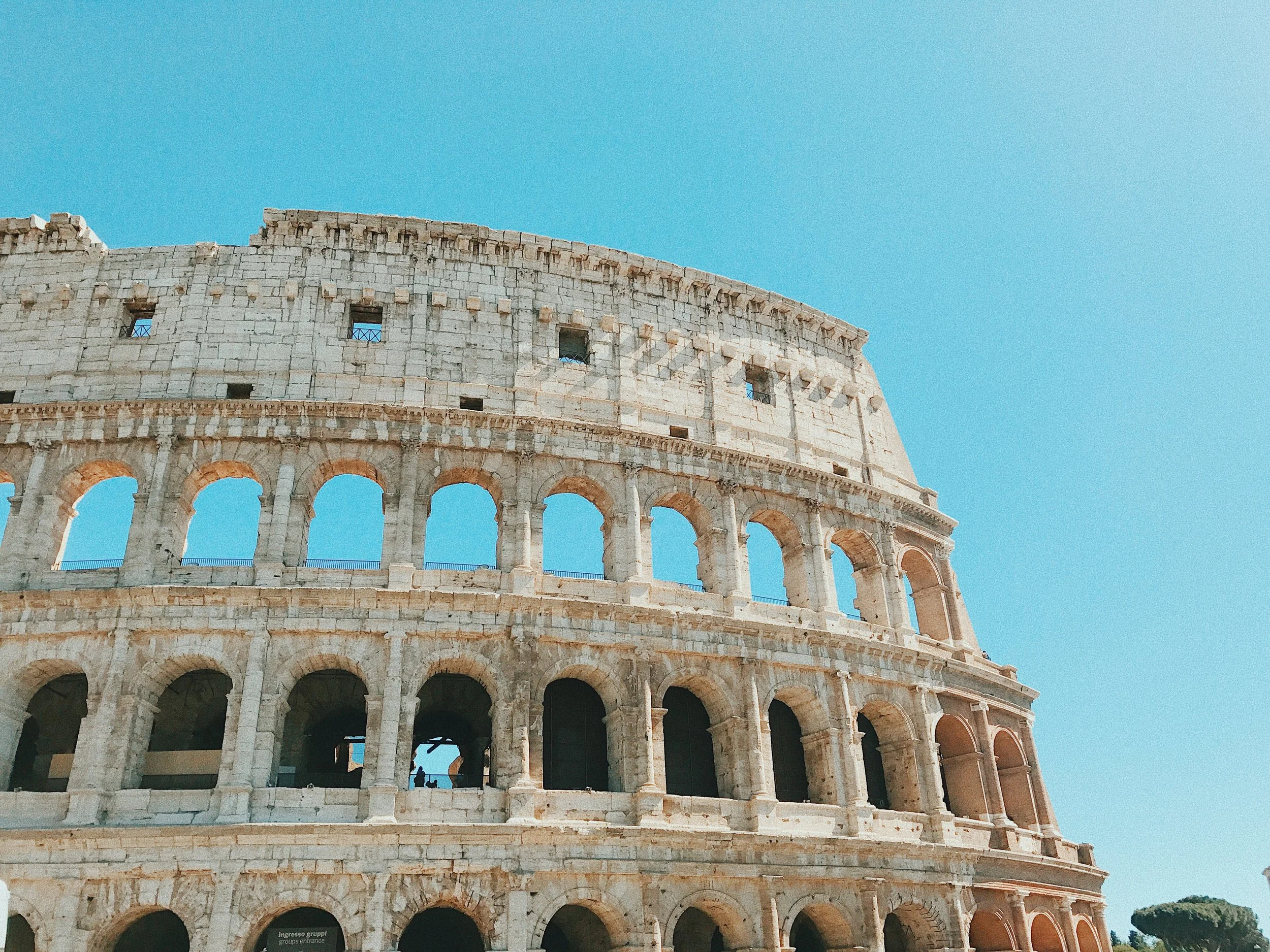 The colosseum, Rome
