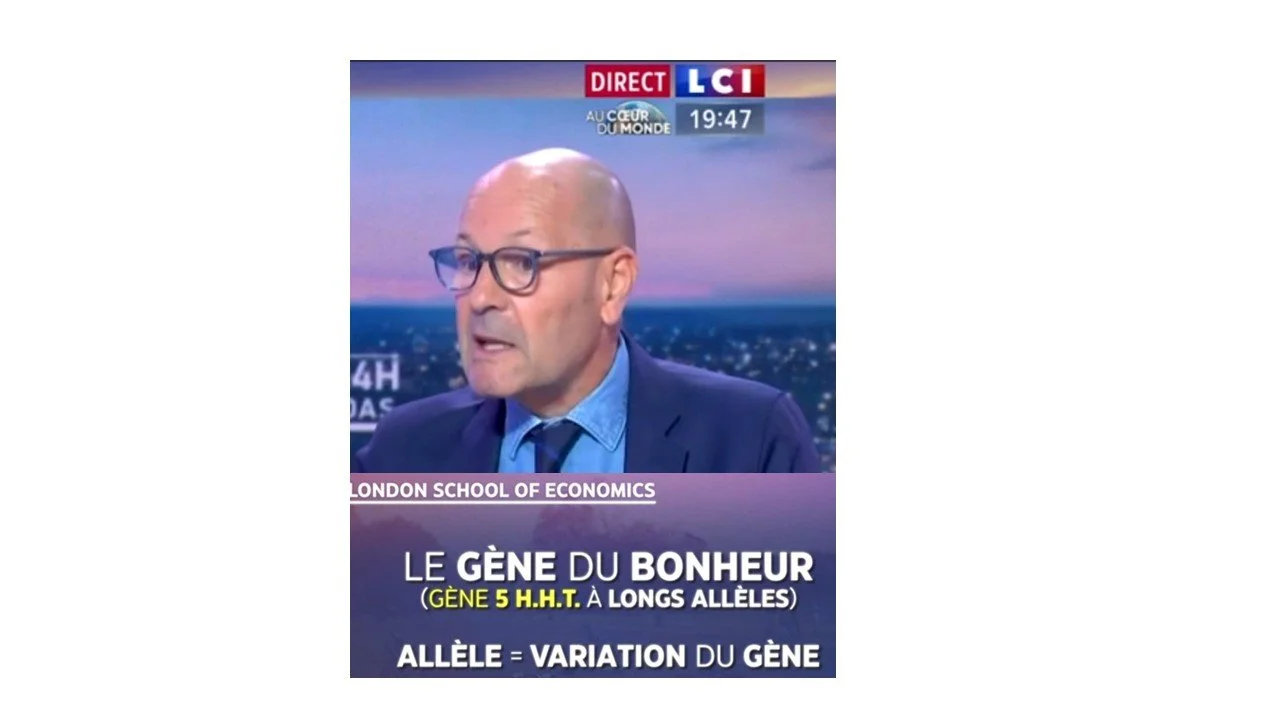 Le gène du bonheur expliqué par Pascal Perri sur LCI