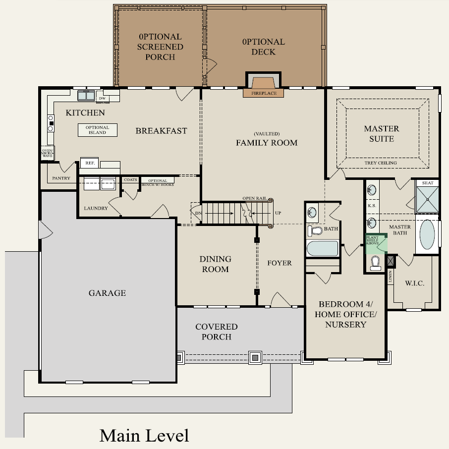 First Floor Master Plans, House Plans With Master On Main Floor