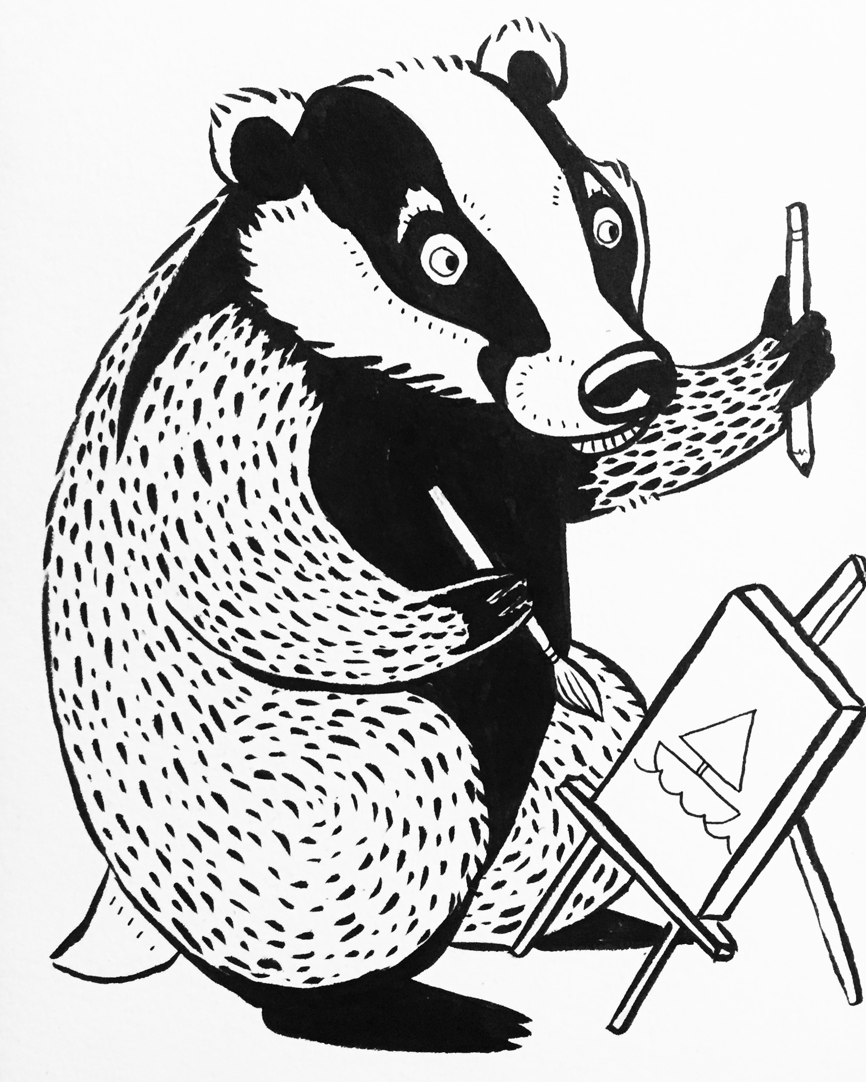 Artful Badger