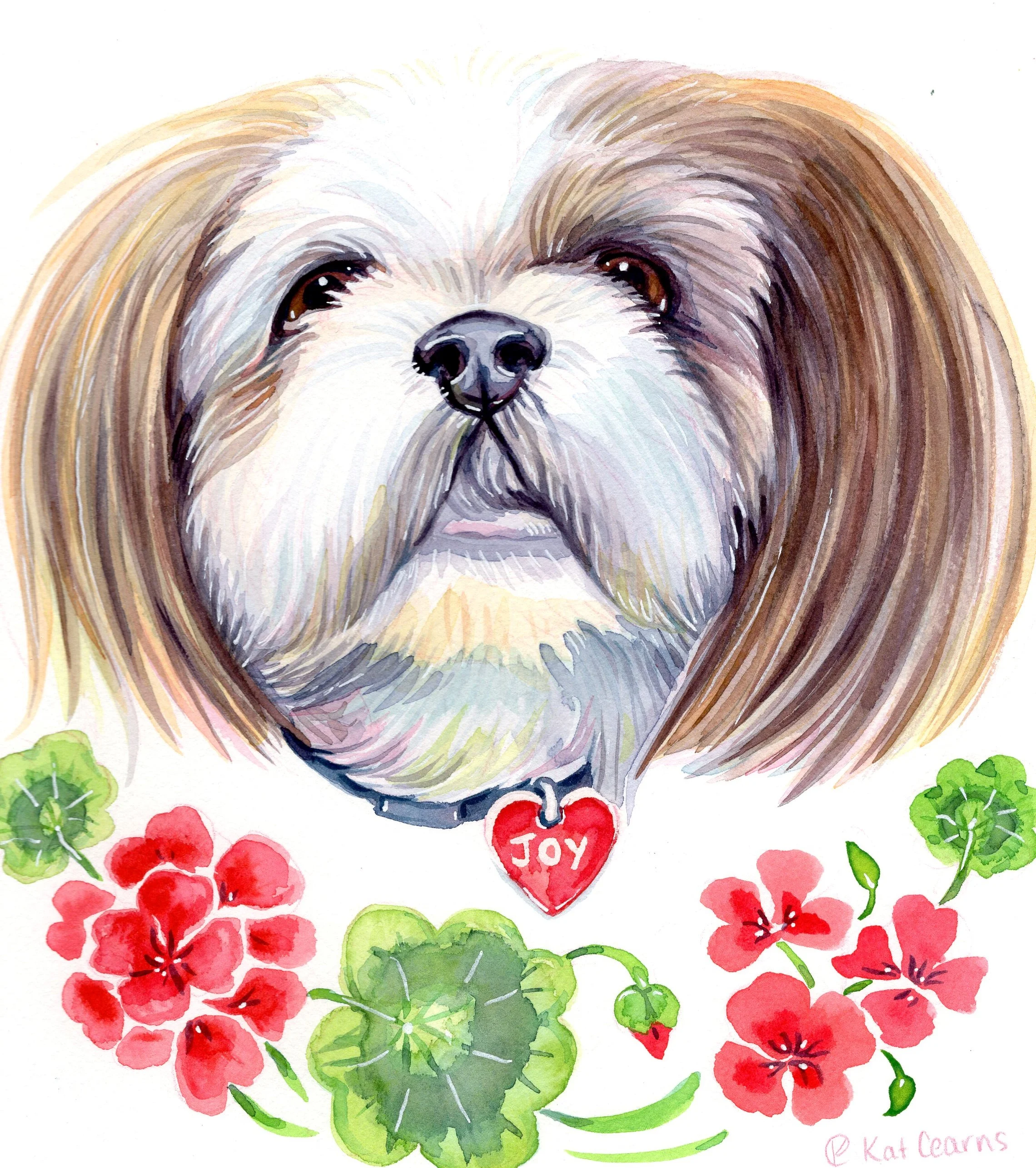 Joy and Geraniums