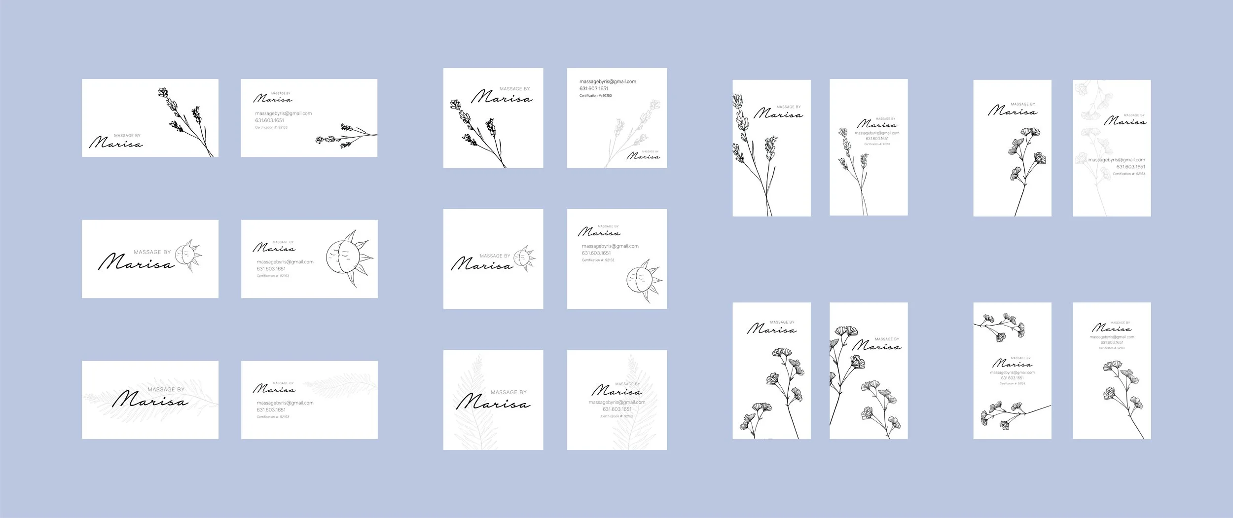 Business Card Iterations