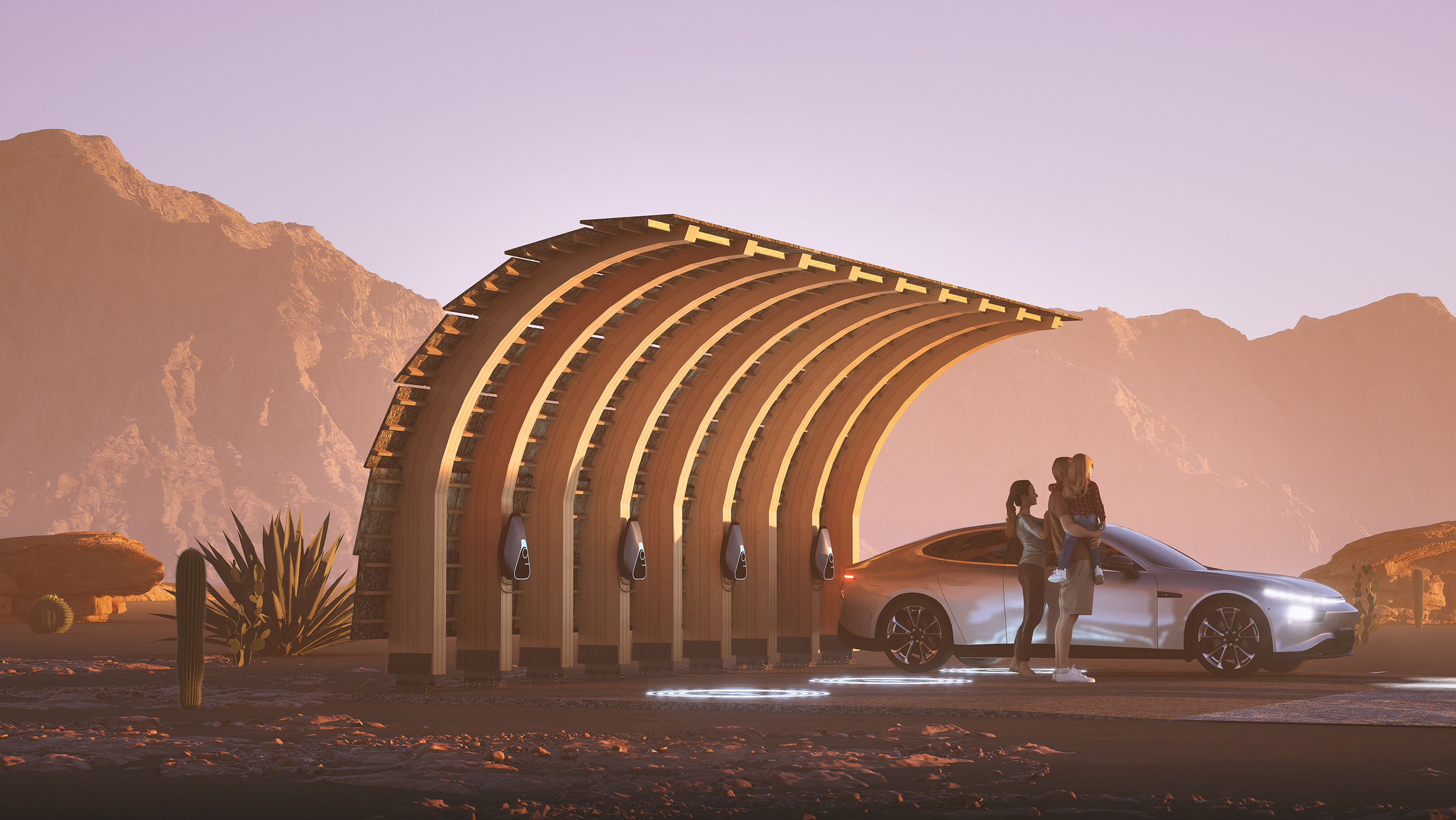 OOMBRA EV CANOPY KIT in the desert_OOMBRA