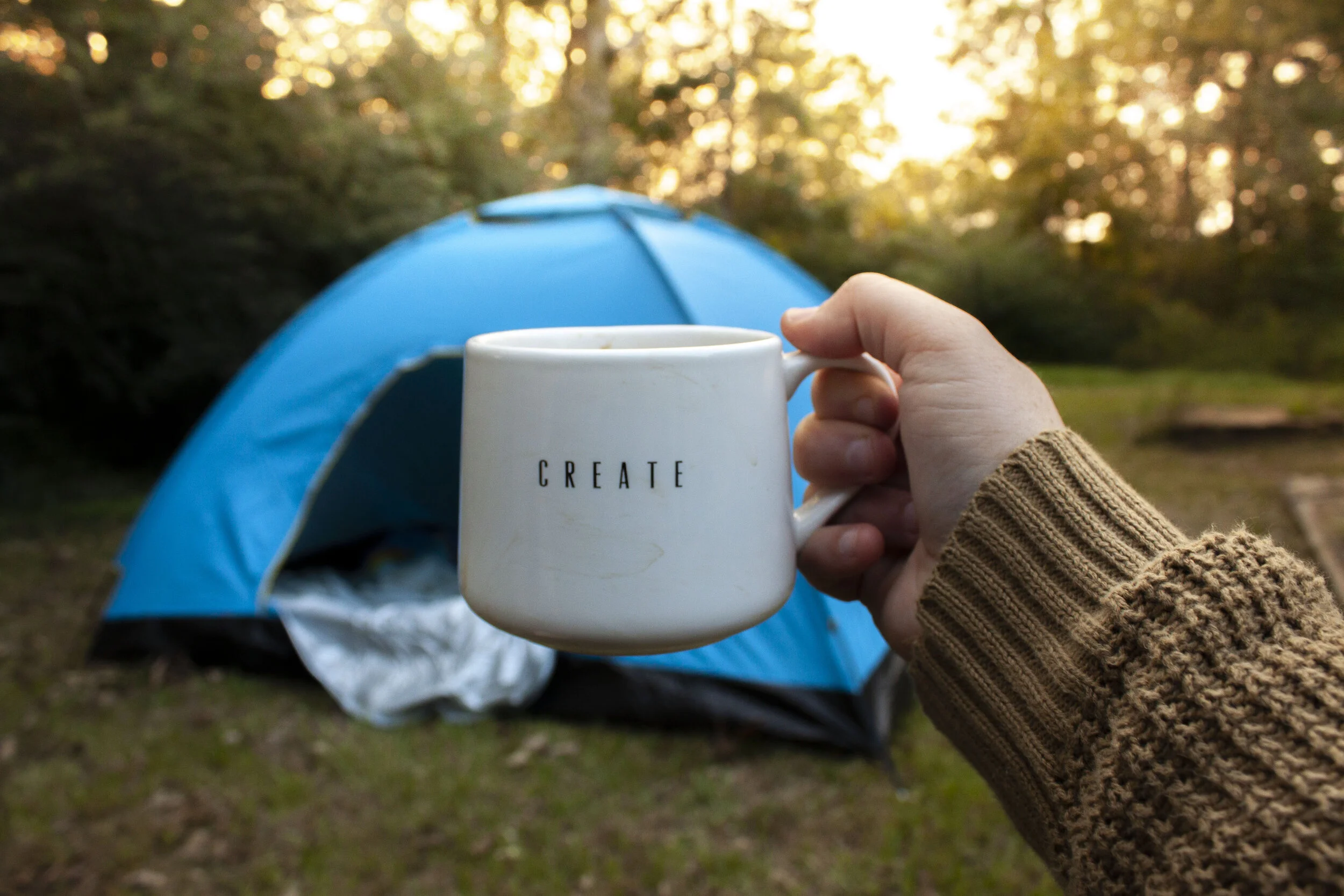 Backyard tents and unexpected joy. The blessed little life blog.