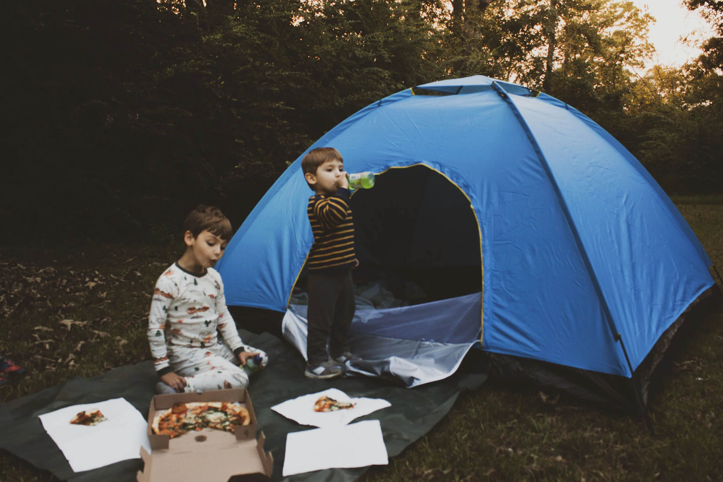 Pizza dinners and saying yes. The blessed little life blog.