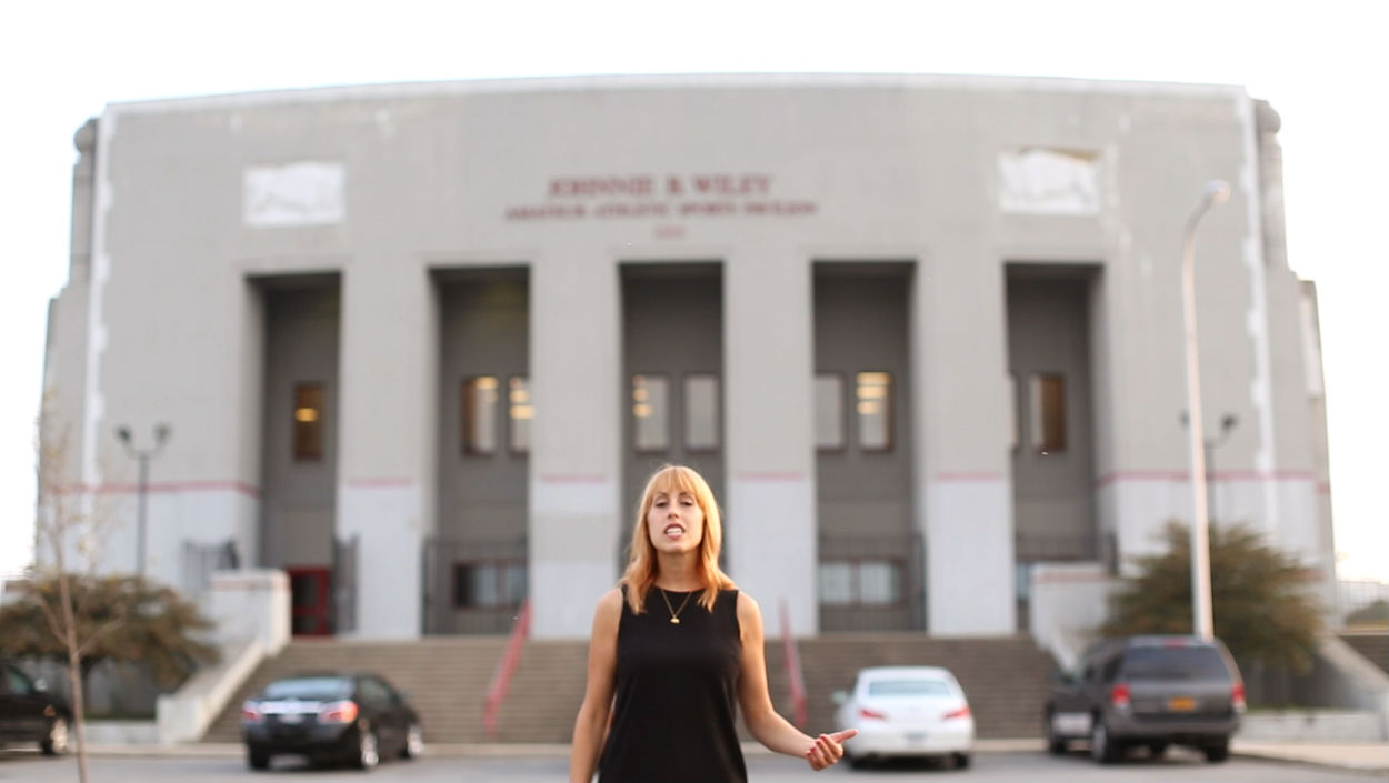Buffalovid: Still from shooting the spoken-word film "Buffalo". Shot by Beth Insalaco.