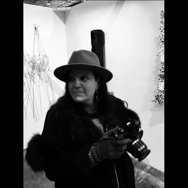 8) An image of me in Indigo Art's art fair booth at Echo Art Fair Photo Credit Steve Coulton