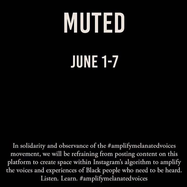 In solidarity. With love. With respect. #blacklivesmatter #amplifymelanatedvoices