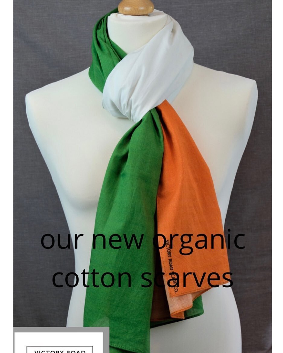 Our new Irish cotton scarves are perfect for all occasions especially the upcoming game against Portugal !! Only 10 left.
www.victoryroadscarfco.com it&rsquo;s a flag that you can wear ..
#ireland #football #fai #fashion #supporters #fans #celtic #av