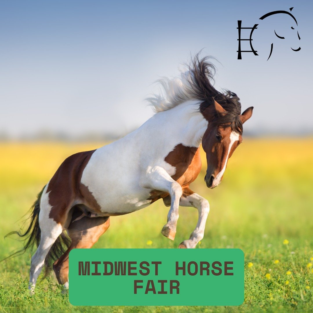 @midwesthorsefair is this weekend! What are you most excited to see or do at the event? 🐎