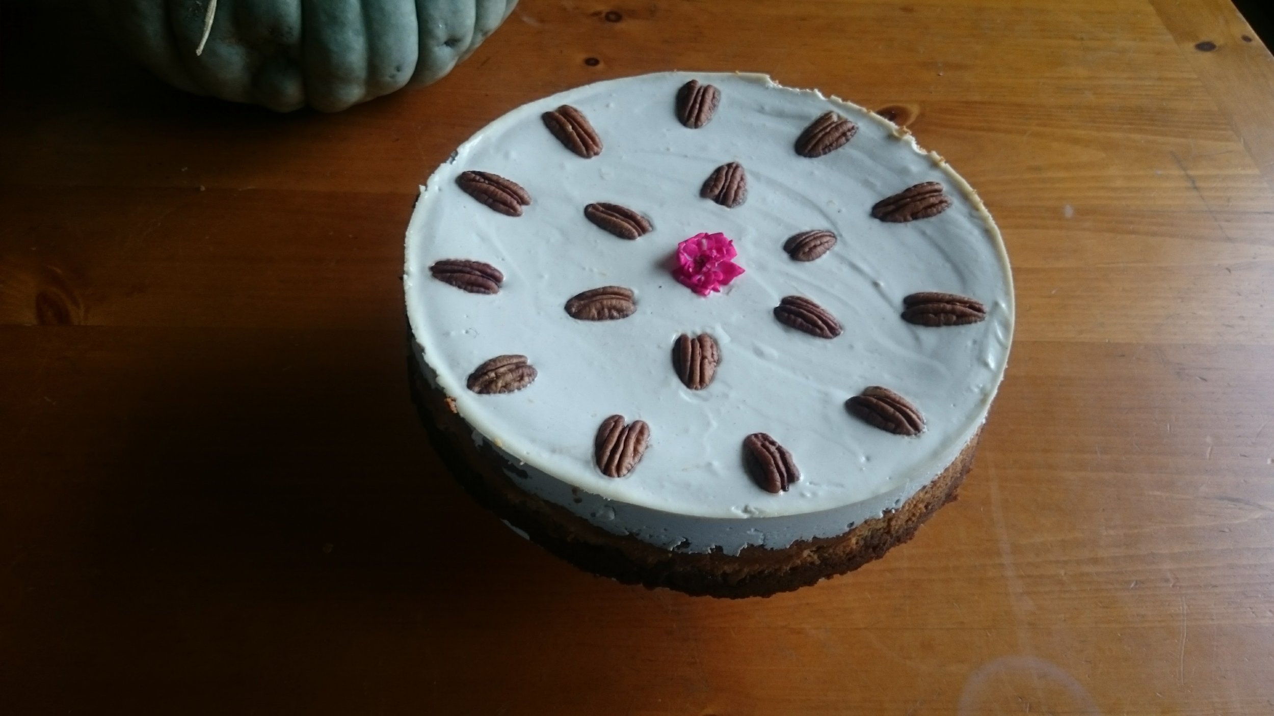 Bourbon Pumpkin Cheesecake