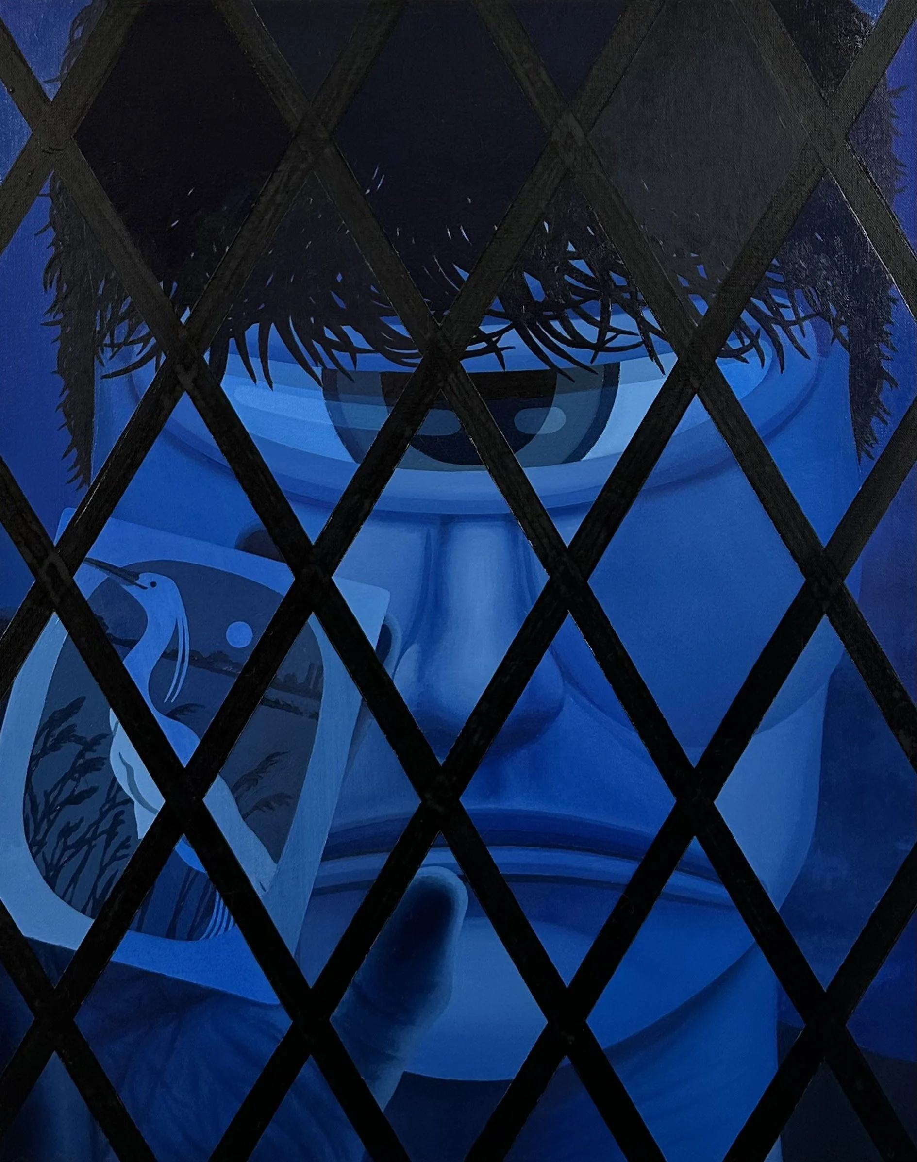 Lost Heron
30"x24"
Oil on canvas
2024