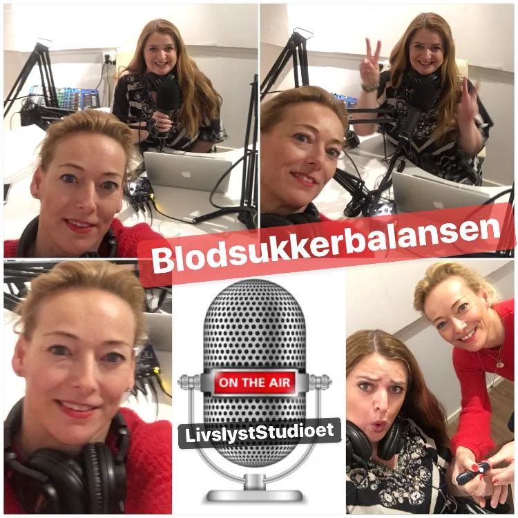 BLODSUKKERBALANSEN lanseres snart i Nettavisen/Lyd - og da skjer det mye i siste innspurt i LivslystStudioet - hvor temaene som tas opp i podcasten er: spennende nyheter fra forskningen, gode mattips, ting du ikke visste som skjer i kroppen din når hormonene kommer ut av balanse, fakta om livsstil og stress som påvirker ditt seksualliv direkte, helse- og folkeopplysning slik vi liker det, inspirerende og overraskende gjester....og Hege som har bestemt seg for å teste blodsukkeret hos Rebekka «på lufta» og da blir det både blod, alvor og latter!