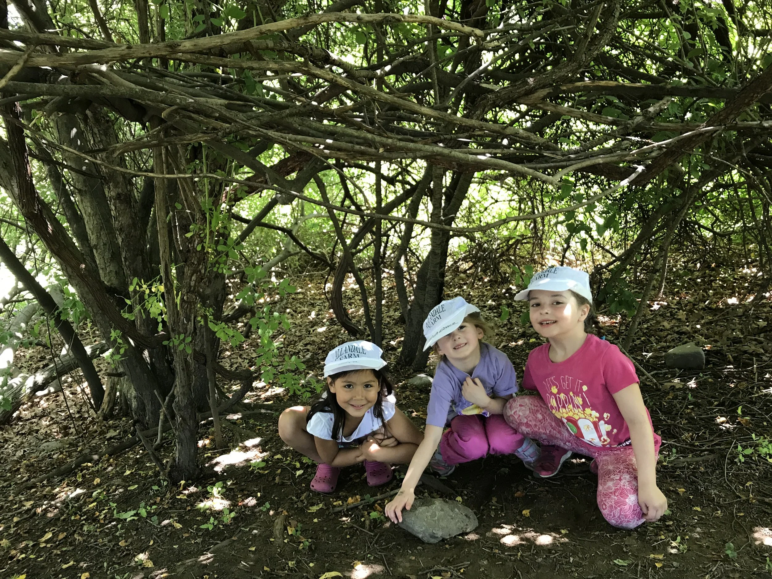 OSP girls in the woods.JPG