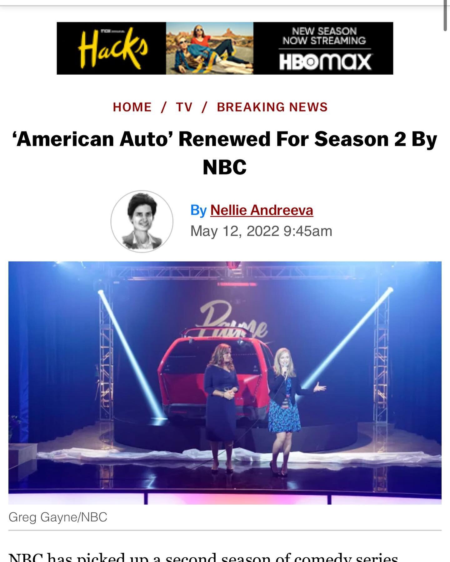 Me: &ldquo;God, show me how good it can get.&rdquo;
GOD: &ldquo;Heard you!&rdquo;
.
I get to make another season with the best cast and crew and I can&rsquo;t even believe this is my life. Thank you to everyone who watched, supported, and prayed!!!! 