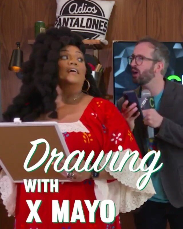 Shout out to @thechive for allowing me to channel my inner artist while talking about the best damn workplace comedy on @nbc &ldquo;American Auto.&rdquo; Wait till the end to see my art project&hellip; I LIKE IT PICASSO. 
.
Thanks again to @atxfestiv