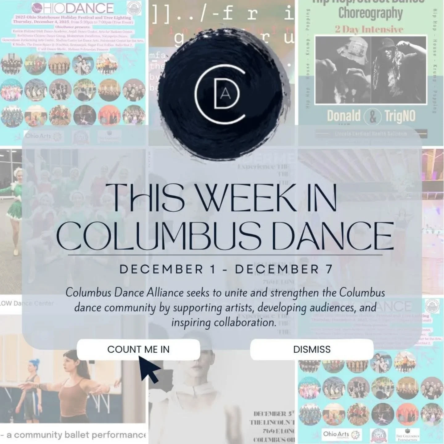 Big shows and the start of winter intensives 🎉